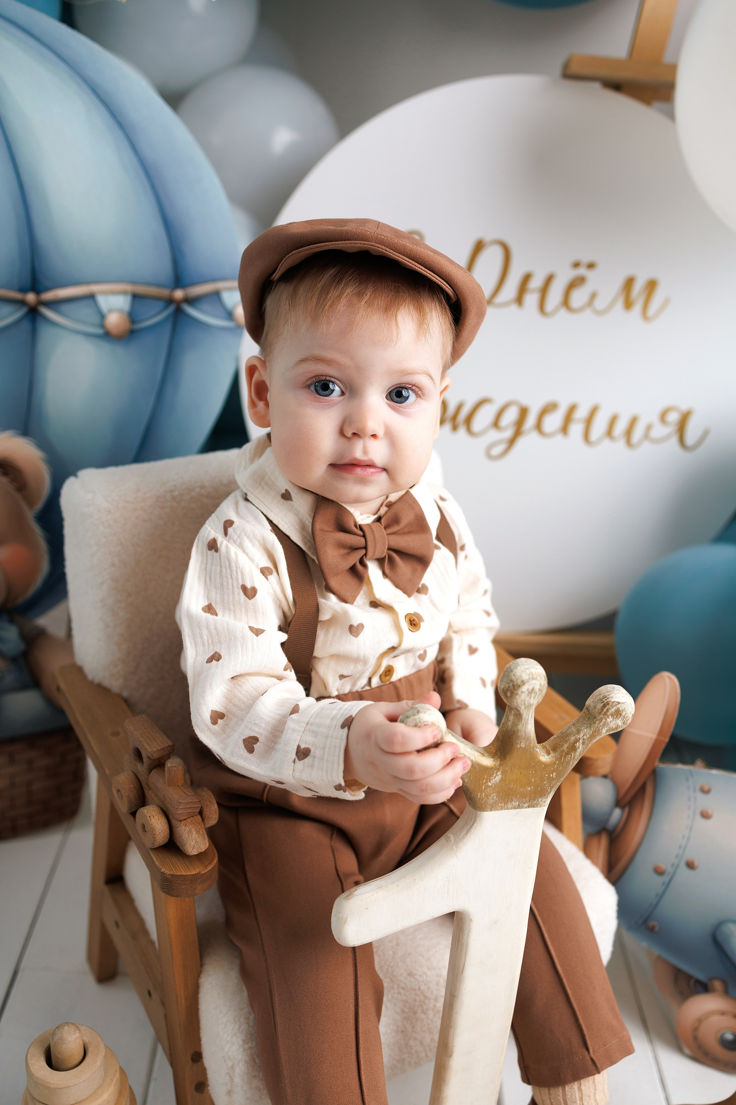 Илюше 1 годик. Фотограф новорожденный малышей Новосибирск