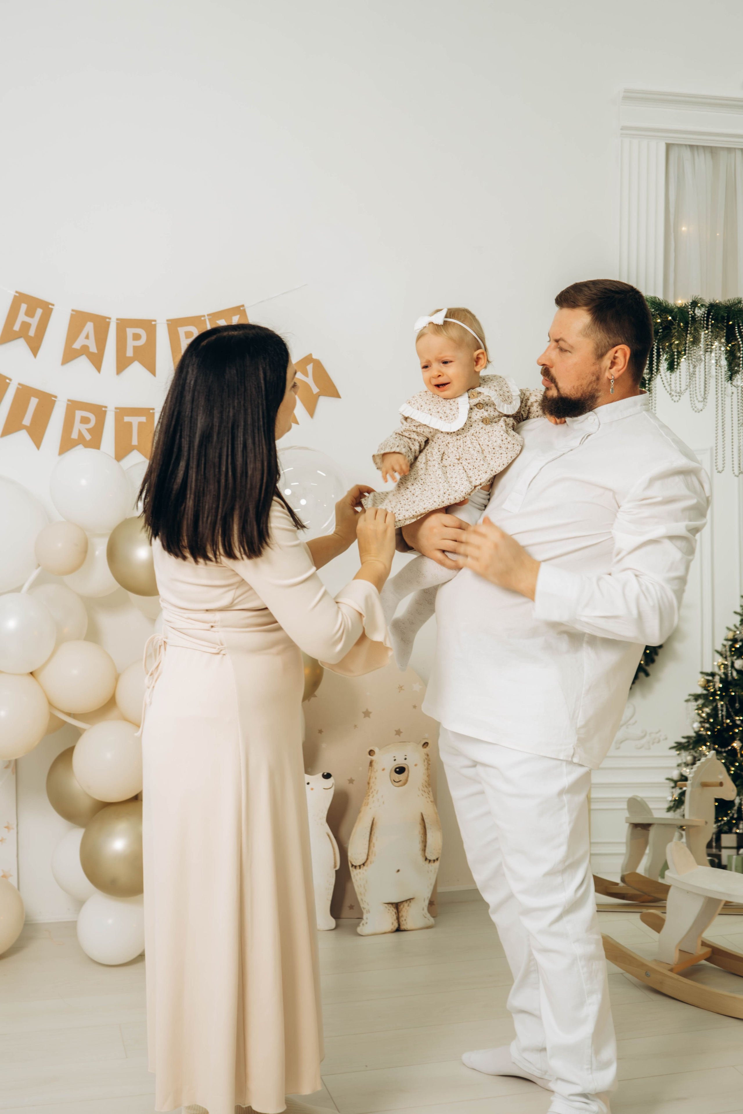 Съемка на годик малышки. Студия «LuLu». Фотограф Москва Валерия Веденина