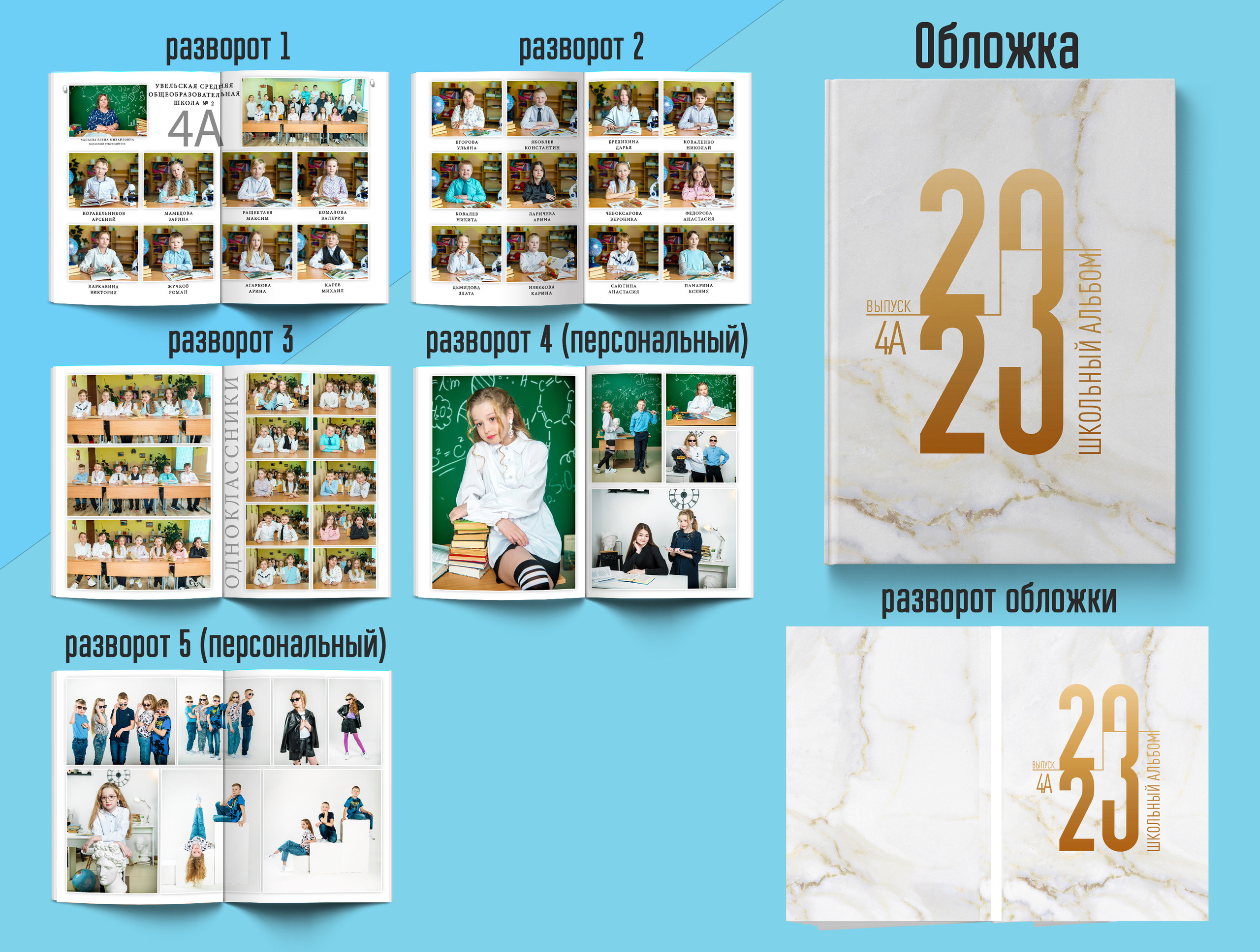 Начальная школа. Выпускные альбомы. Южноуральск