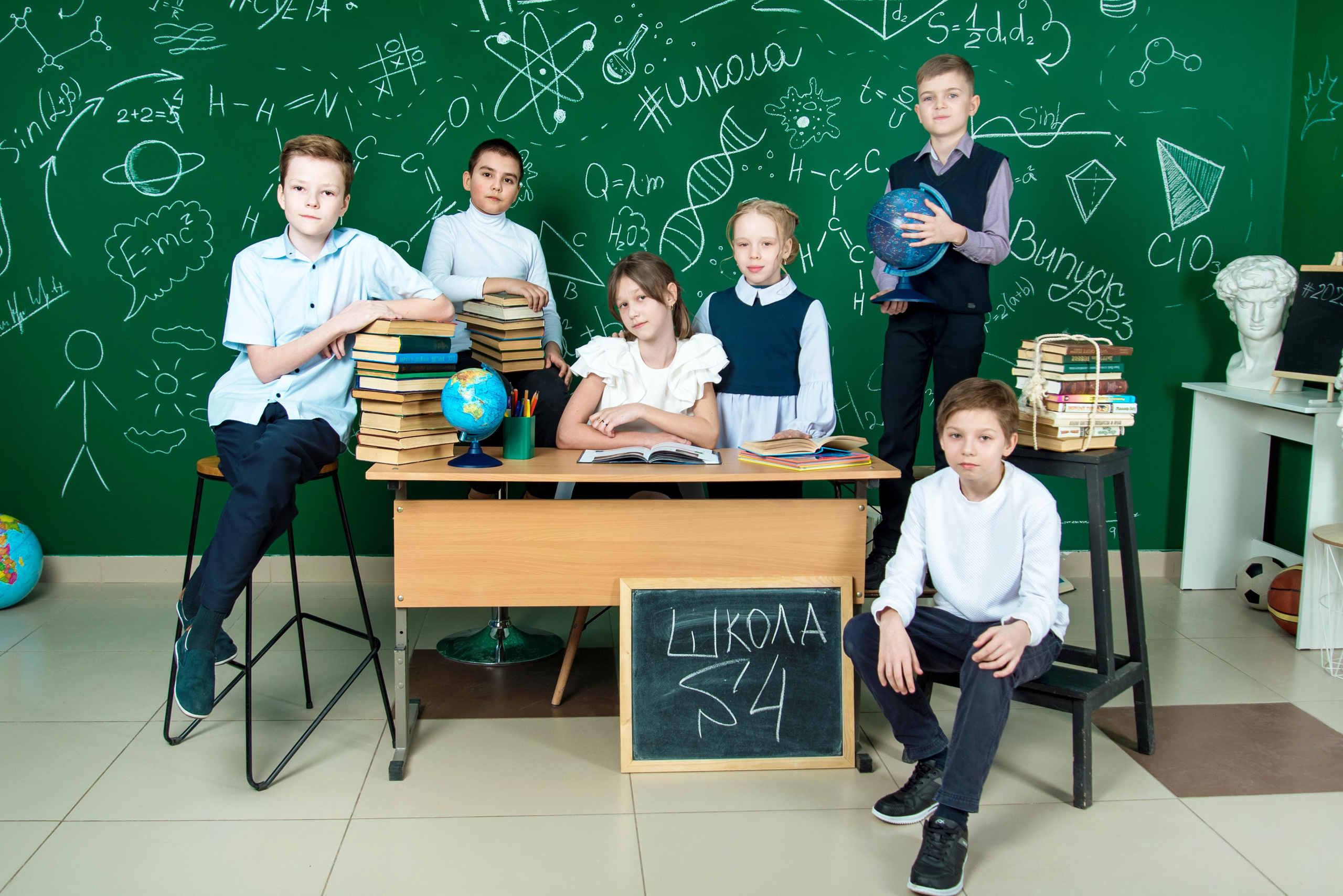 Съёмки в фотостудии. Выпускные альбомы. Южноуральск