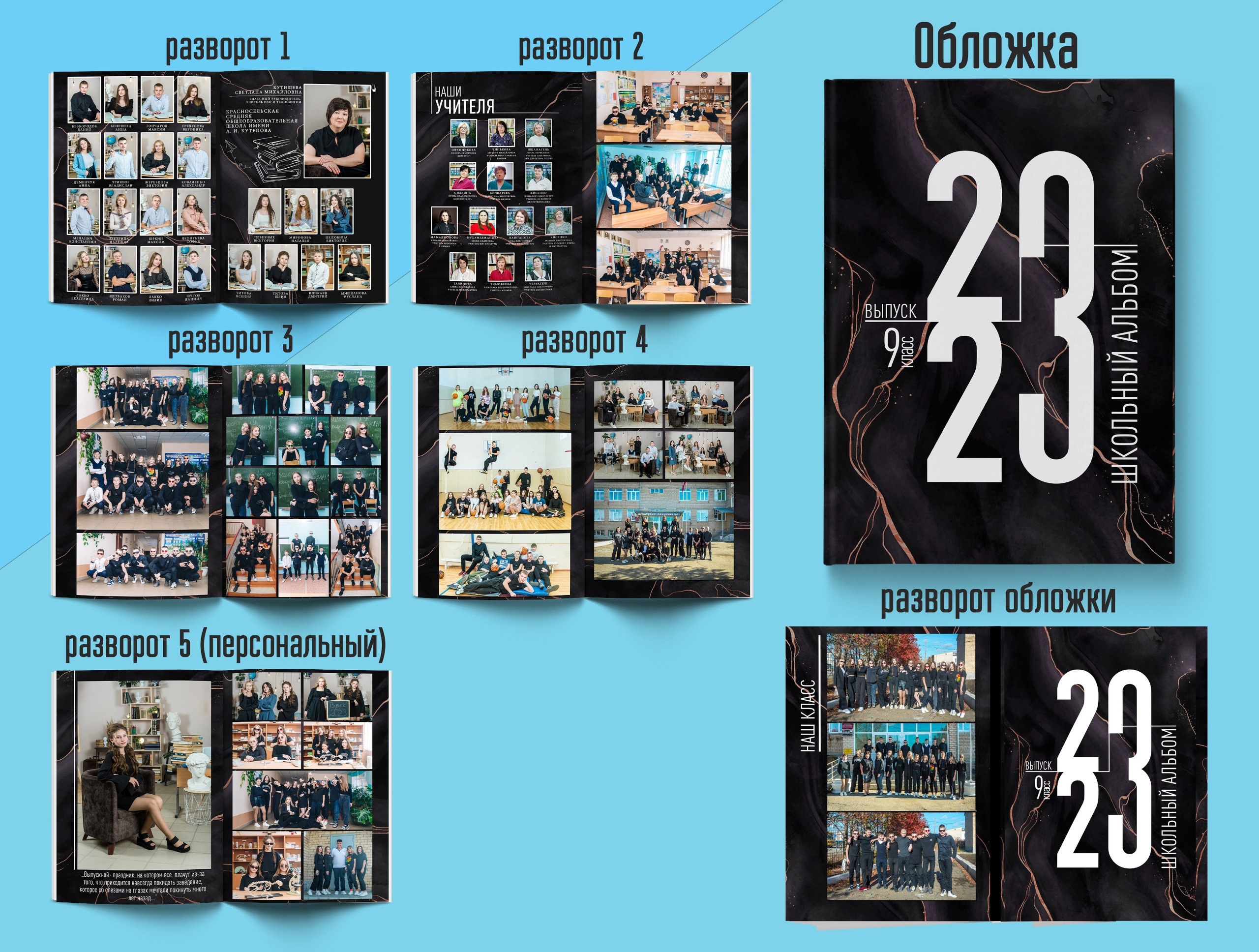 Старшая школа. Выпускные альбомы. Южноуральск