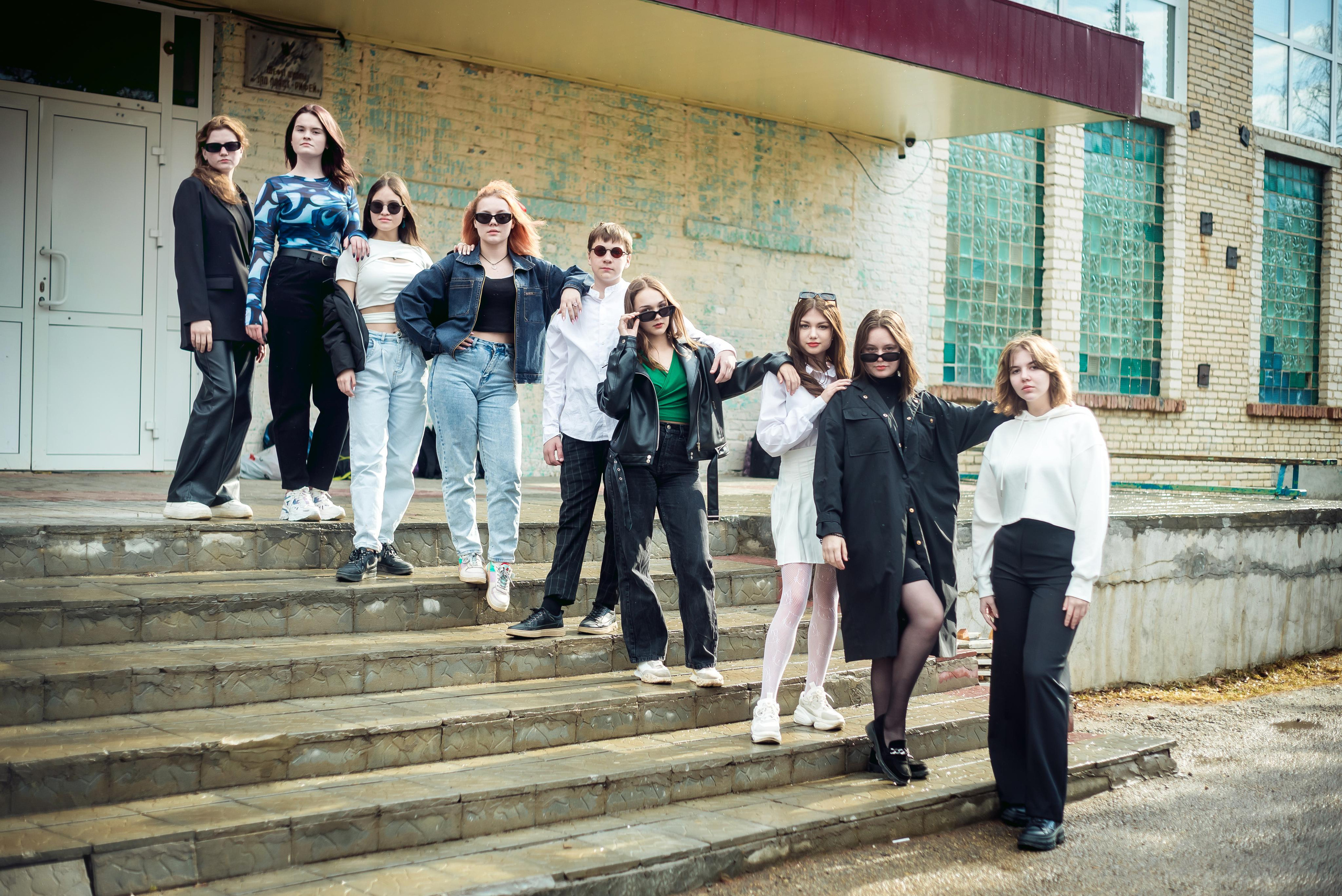 Съёмки на улице. Выпускные альбомы. Южноуральск