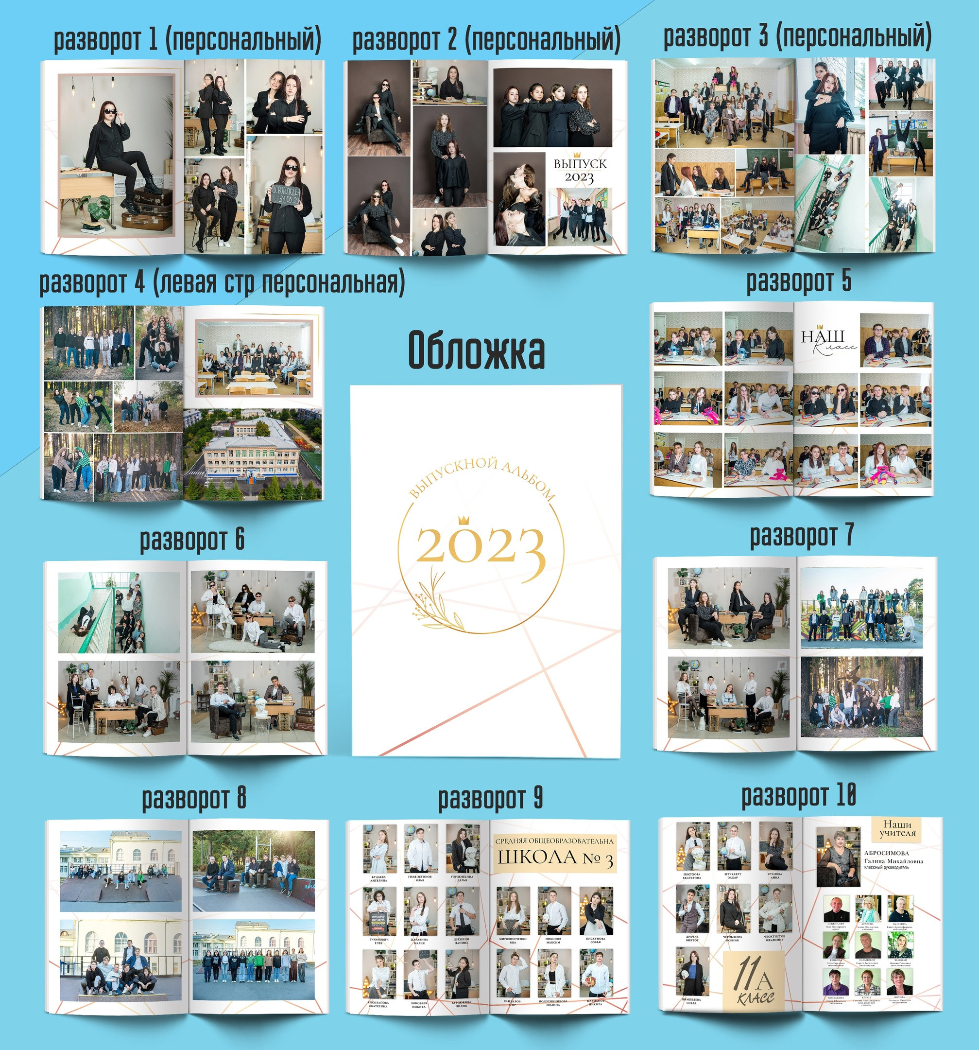 Старшая школа. Выпускные альбомы. Южноуральск