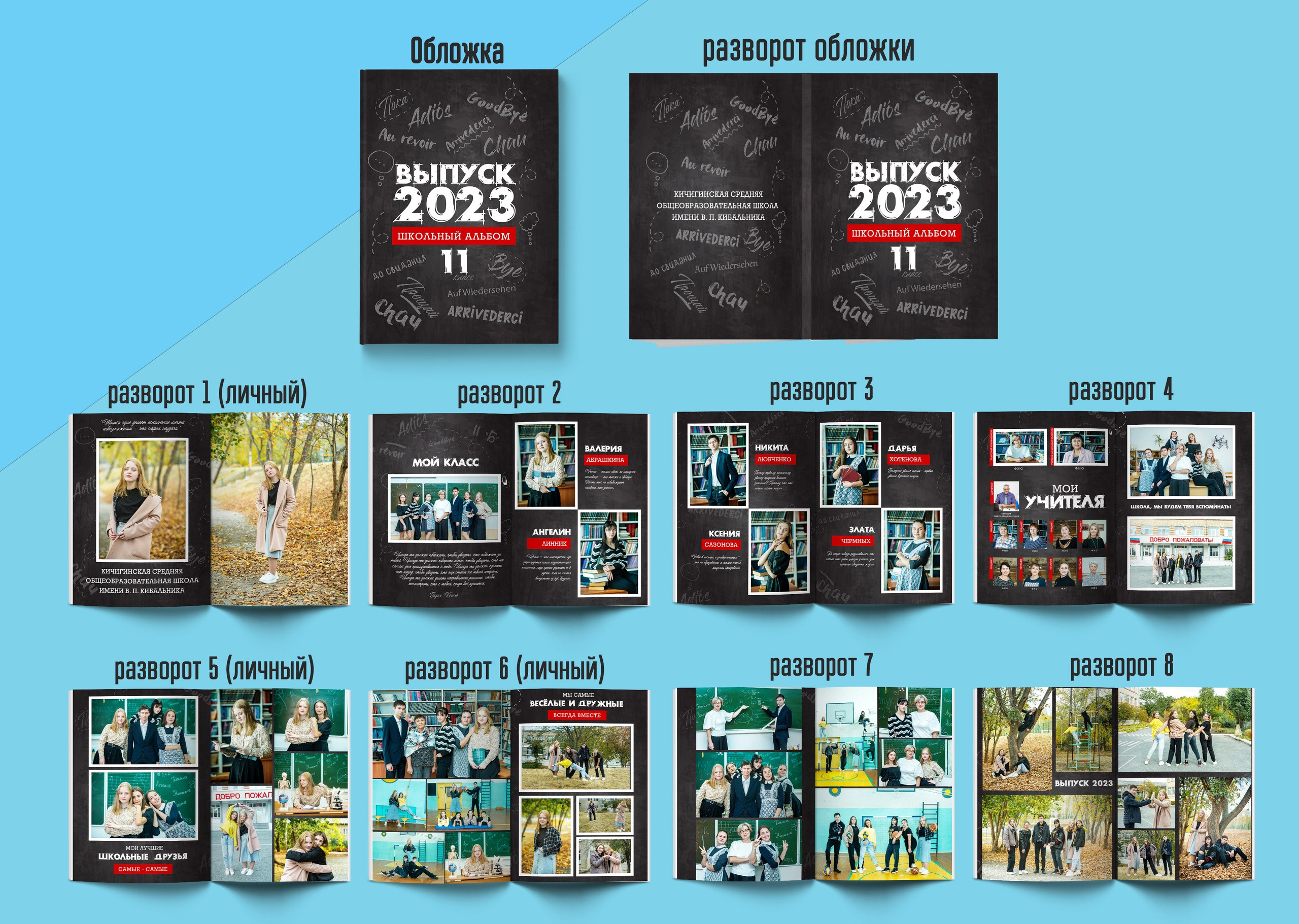 Старшая школа. Выпускные альбомы. Южноуральск