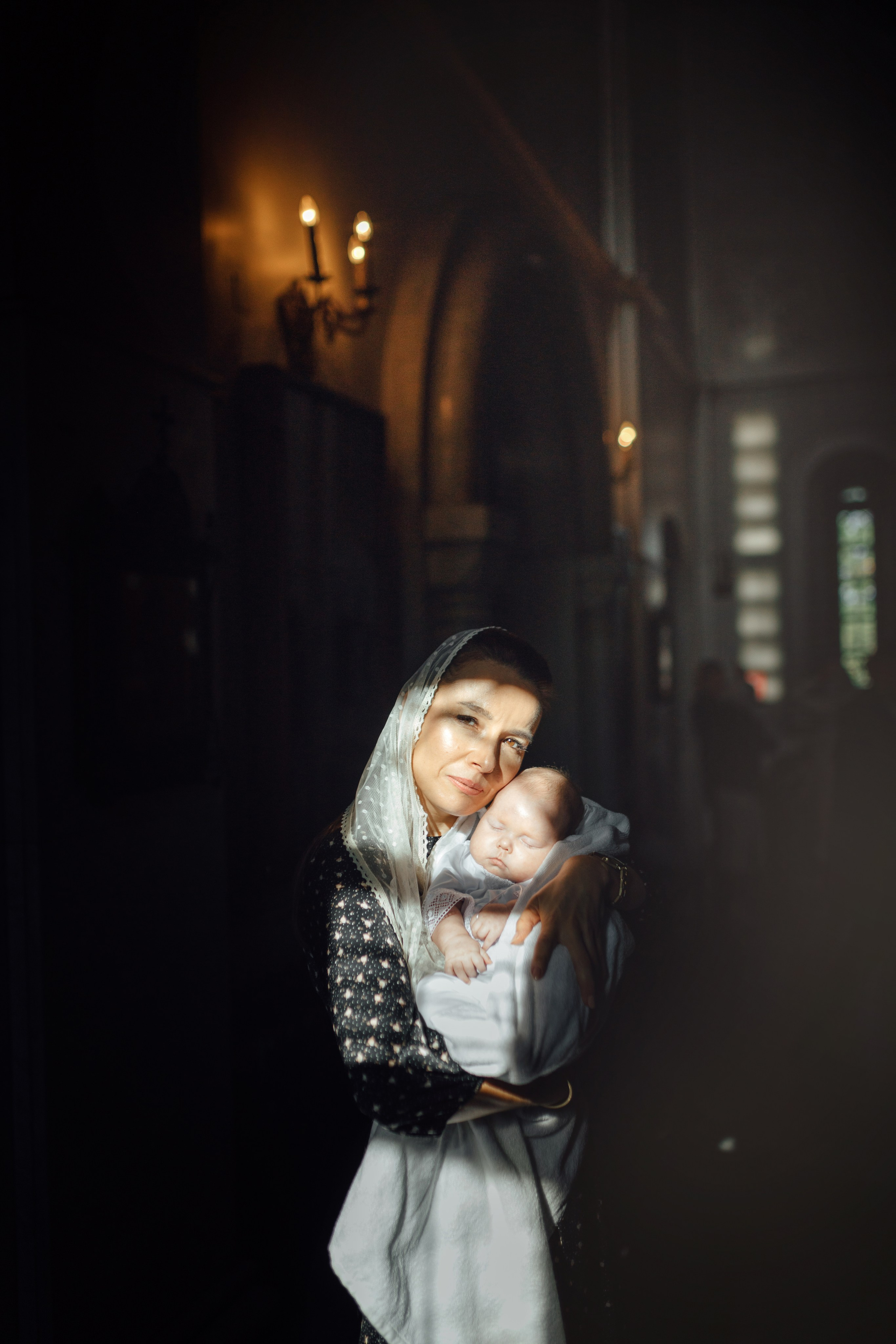 Крещение Тимура храм иконы Всех Скорбящих Радость, октябрь 2024