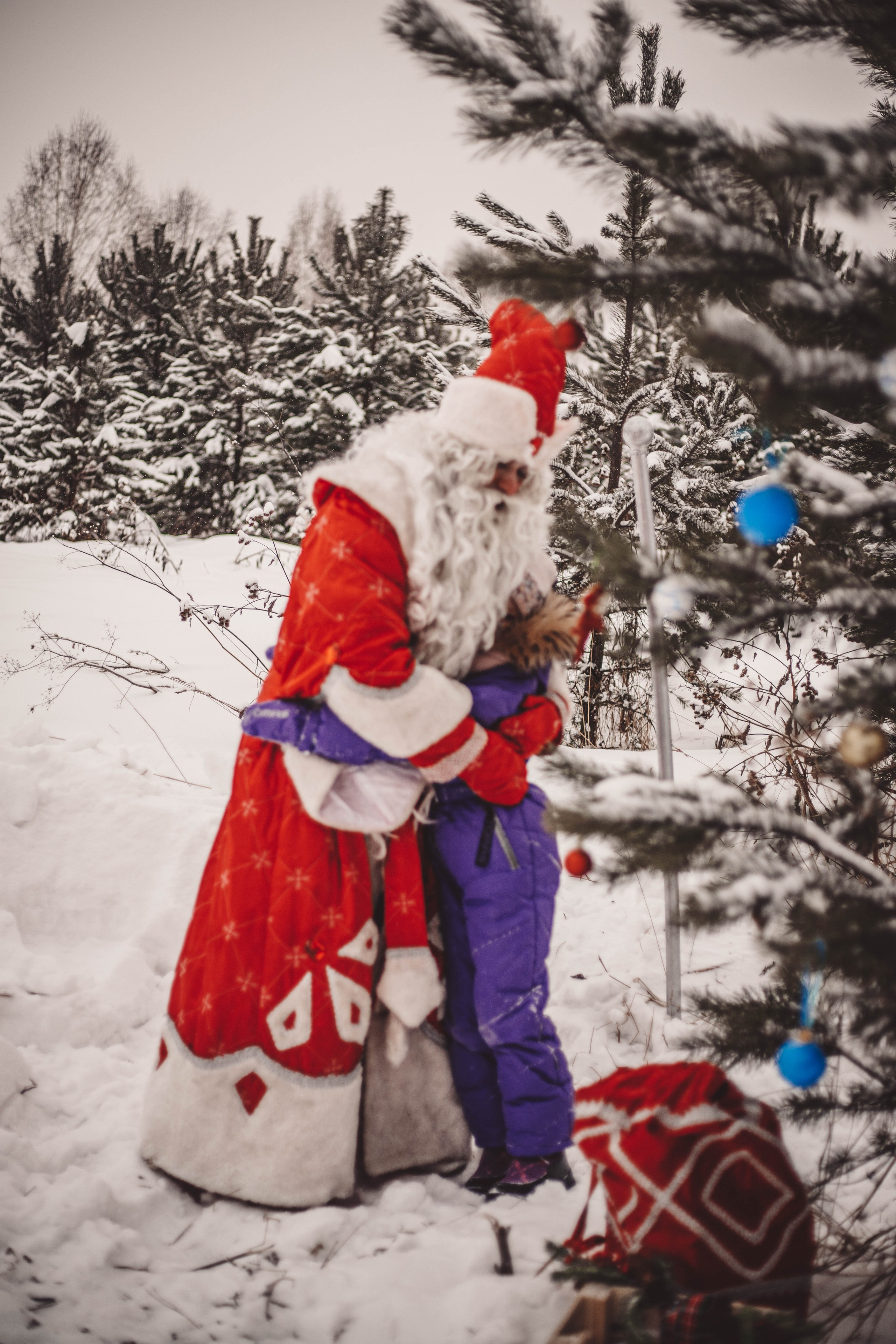 Фотопроект - Волшебная встреча с Дедом Морозом. Семейный и женский фотограф Кемерово Мария Степ