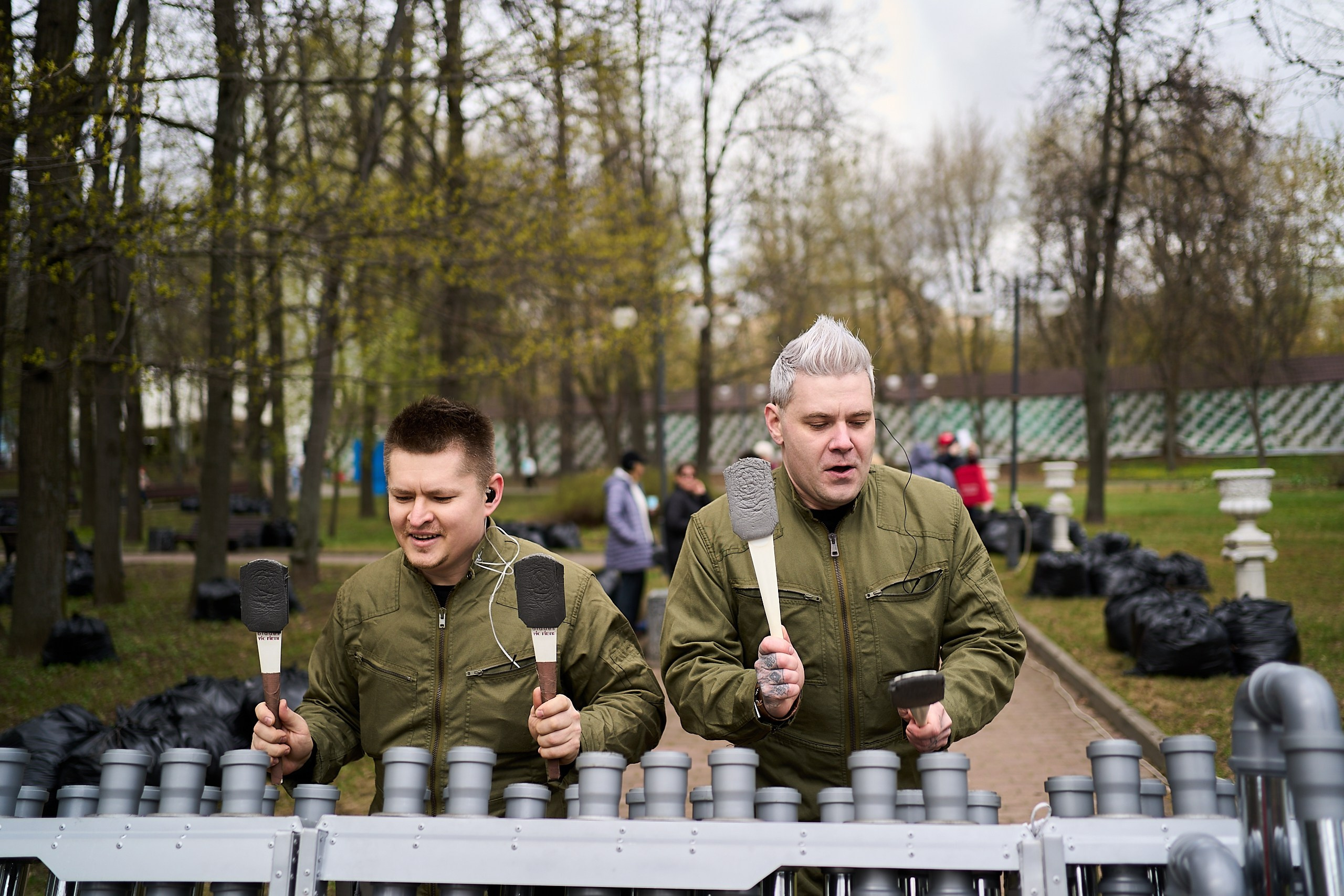 Субботник у Управления делами Мэра и Правительства Москвы. Фотограф и Видеограф в Москве. Олег Корушев