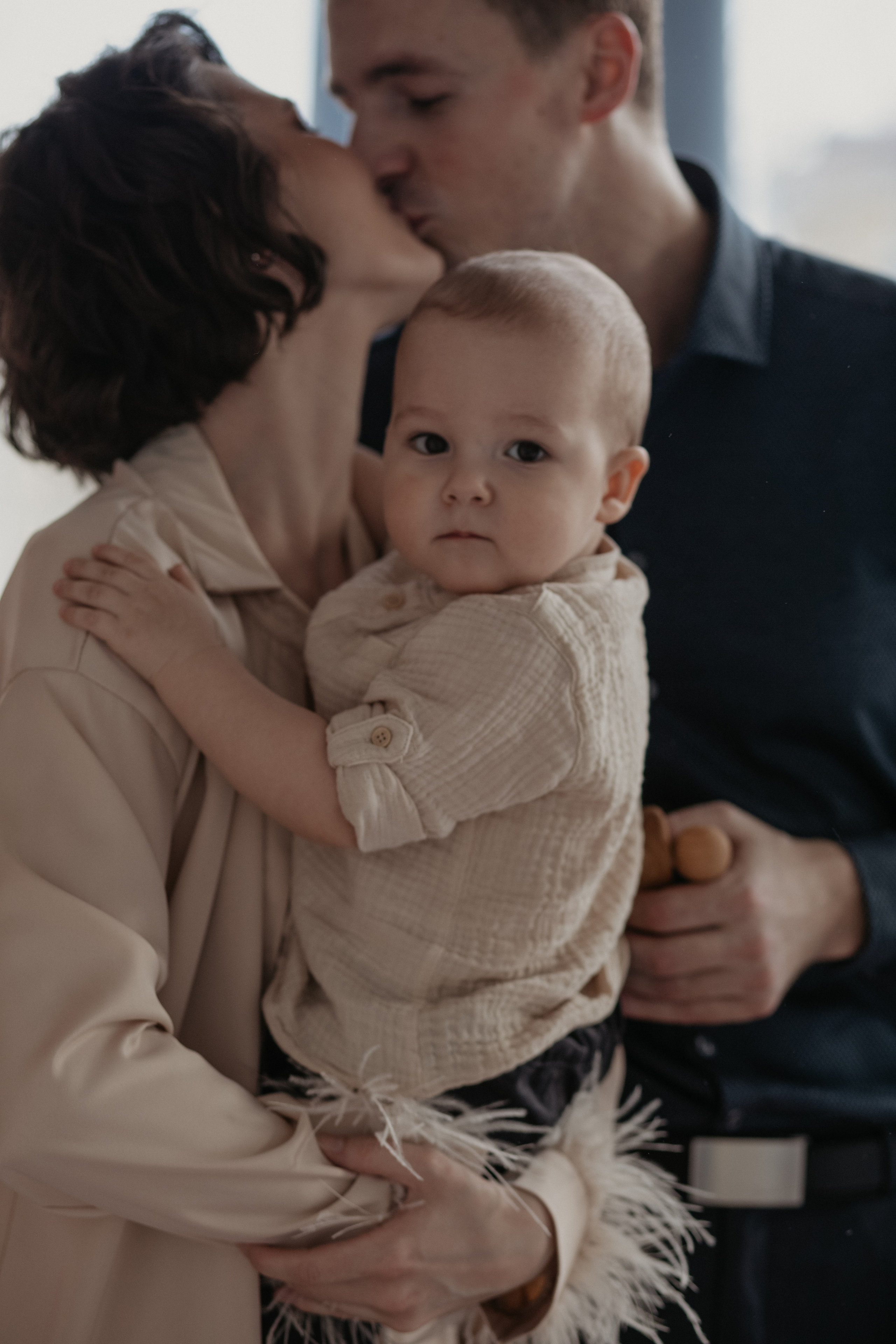 Семейная фотосессий в студии. Фотограф из Санкт-Петербурга Оксана Валковая. Женский портрет. Портрет