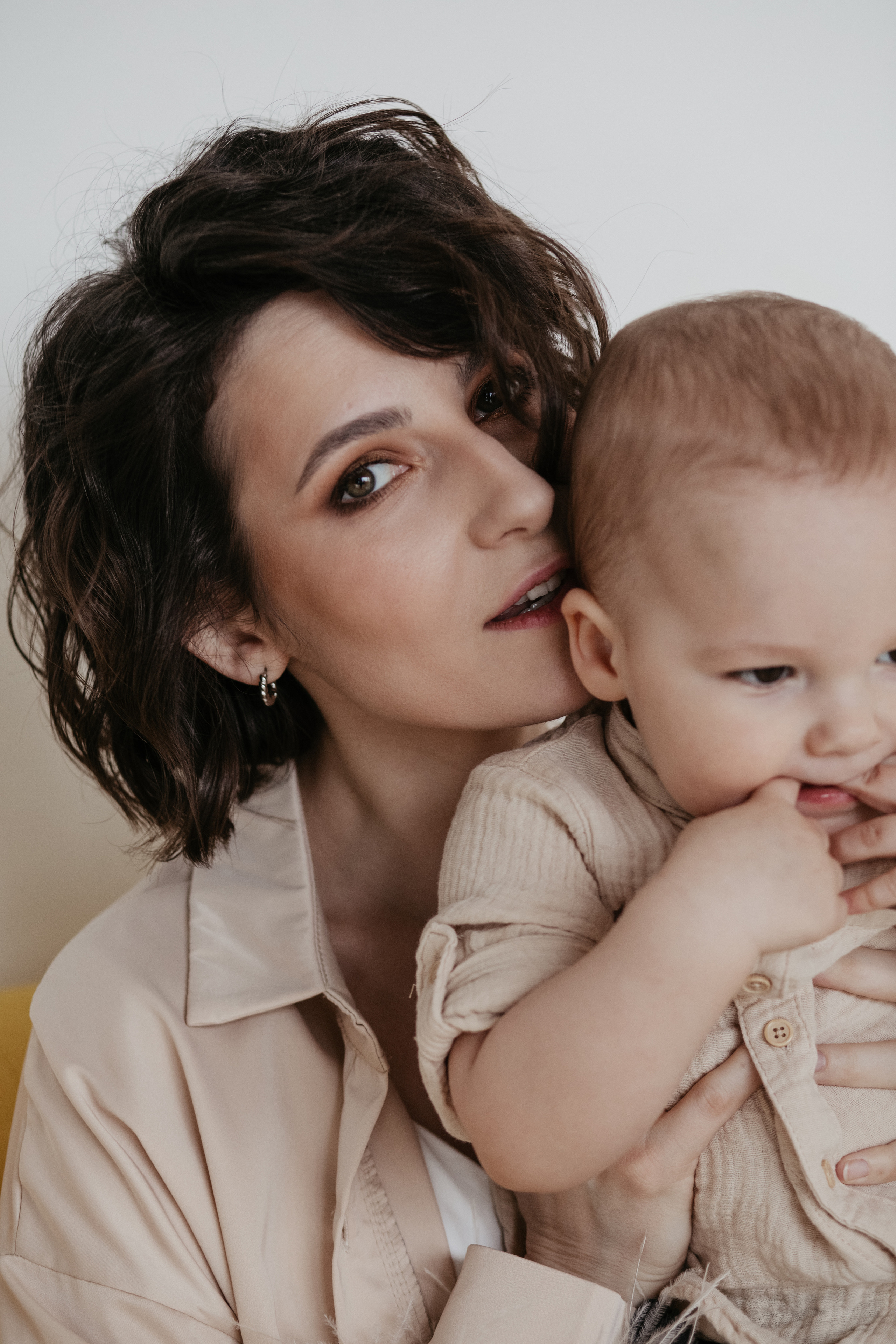 Семейная фотосессий в студии. Фотограф из Санкт-Петербурга Оксана Валковая. Женский портрет. Портрет