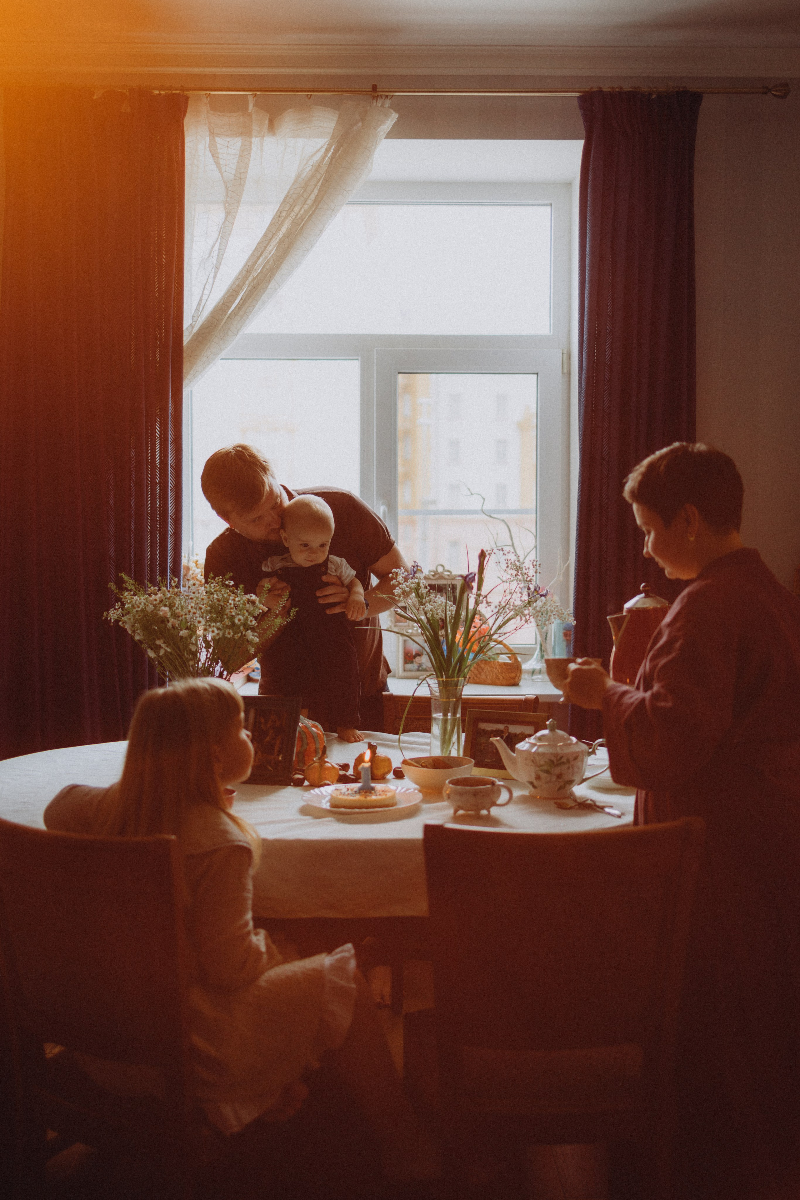 Домашняя семейная фотосессия с детьми. Семейный фотограф в Москве и Люберцах Юлия Гуськова