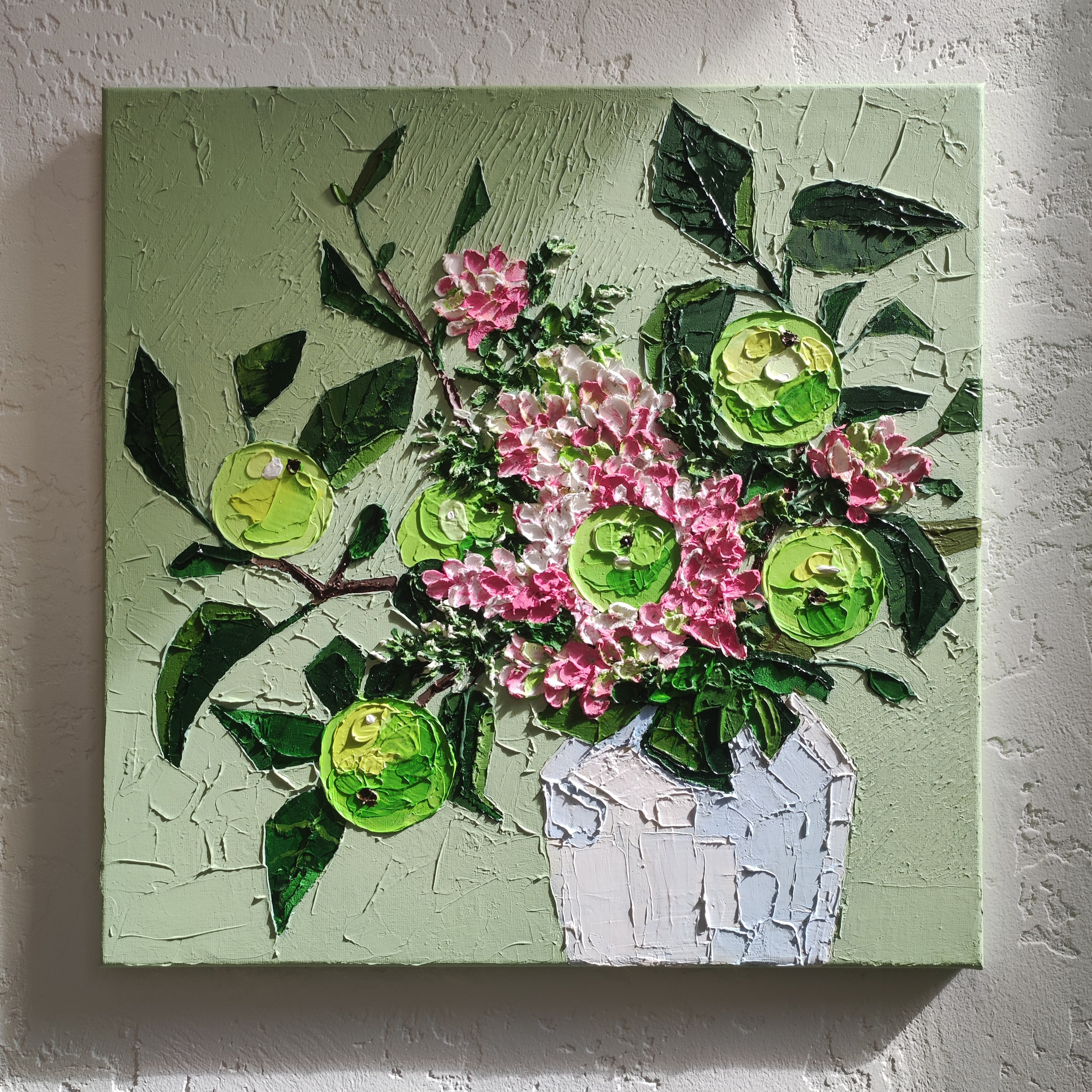 «Летняя ночь у озера». Картина маслом, холст на картоне. 40×40см. 8500р. Галерея авторских картин художницы Бельмесовой Евгении