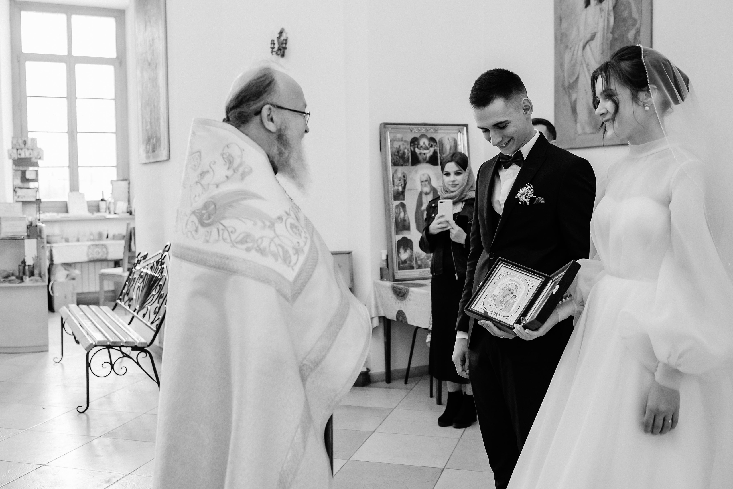 Венчание Дмитрия и Марии, 2021 год. Свадебный и портретный фотограф в Липецке Анастасия Ролдугина