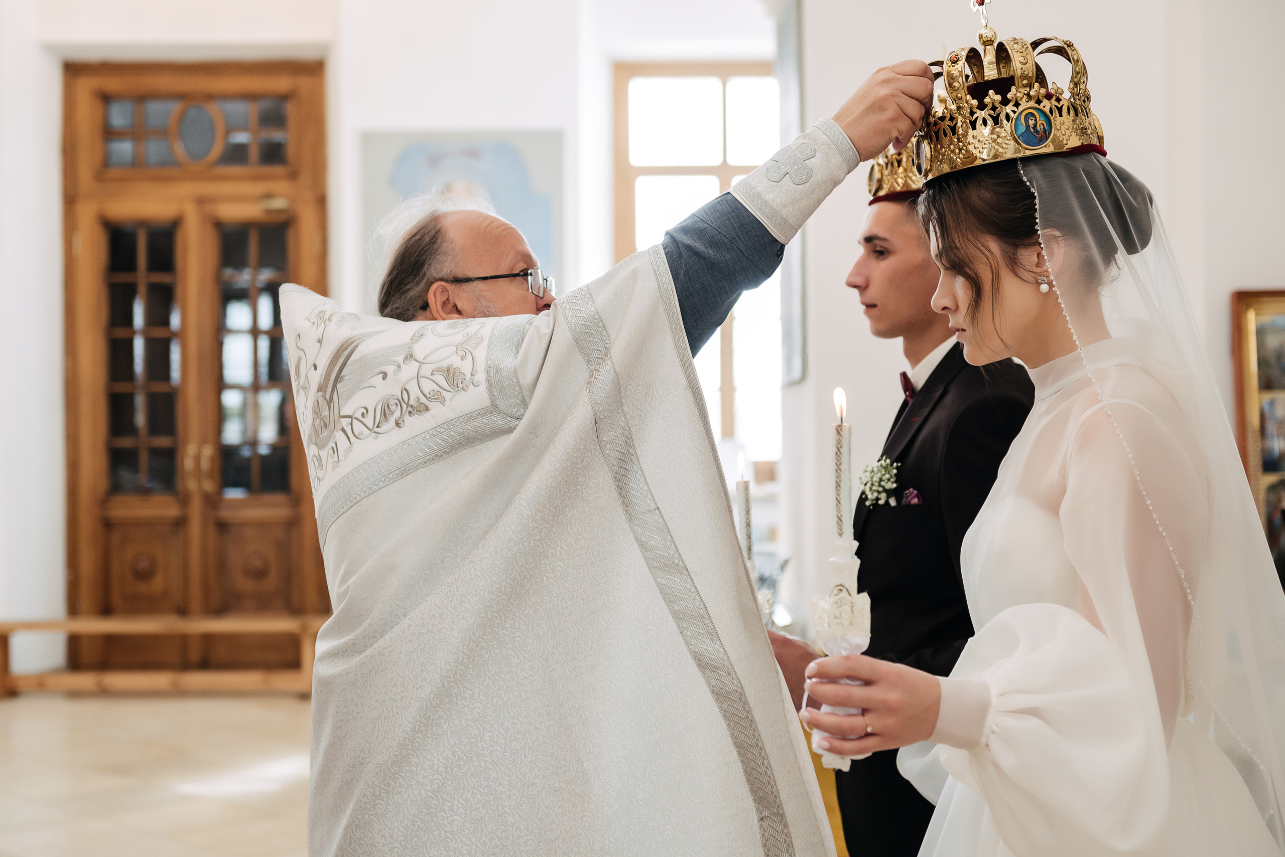 Венчание Дмитрия и Марии, 2021 год. Свадебный и портретный фотограф в Липецке Анастасия Ролдугина