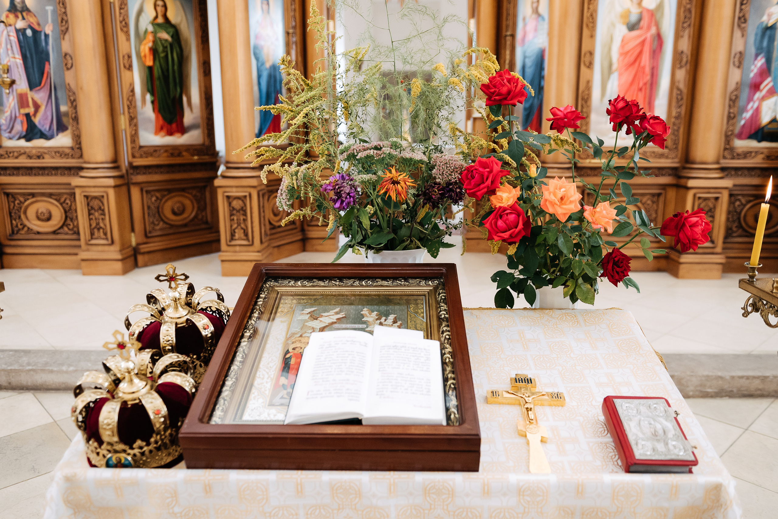 Венчание Дмитрия и Марии, 2021 год. Свадебный и портретный фотограф в Липецке Анастасия Ролдугина