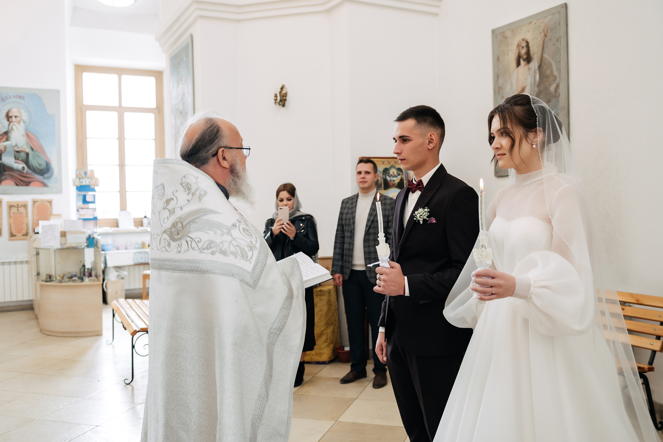 Венчание Дмитрия и Марии, 2021 год. Свадебный и портретный фотограф в Липецке Анастасия Ролдугина