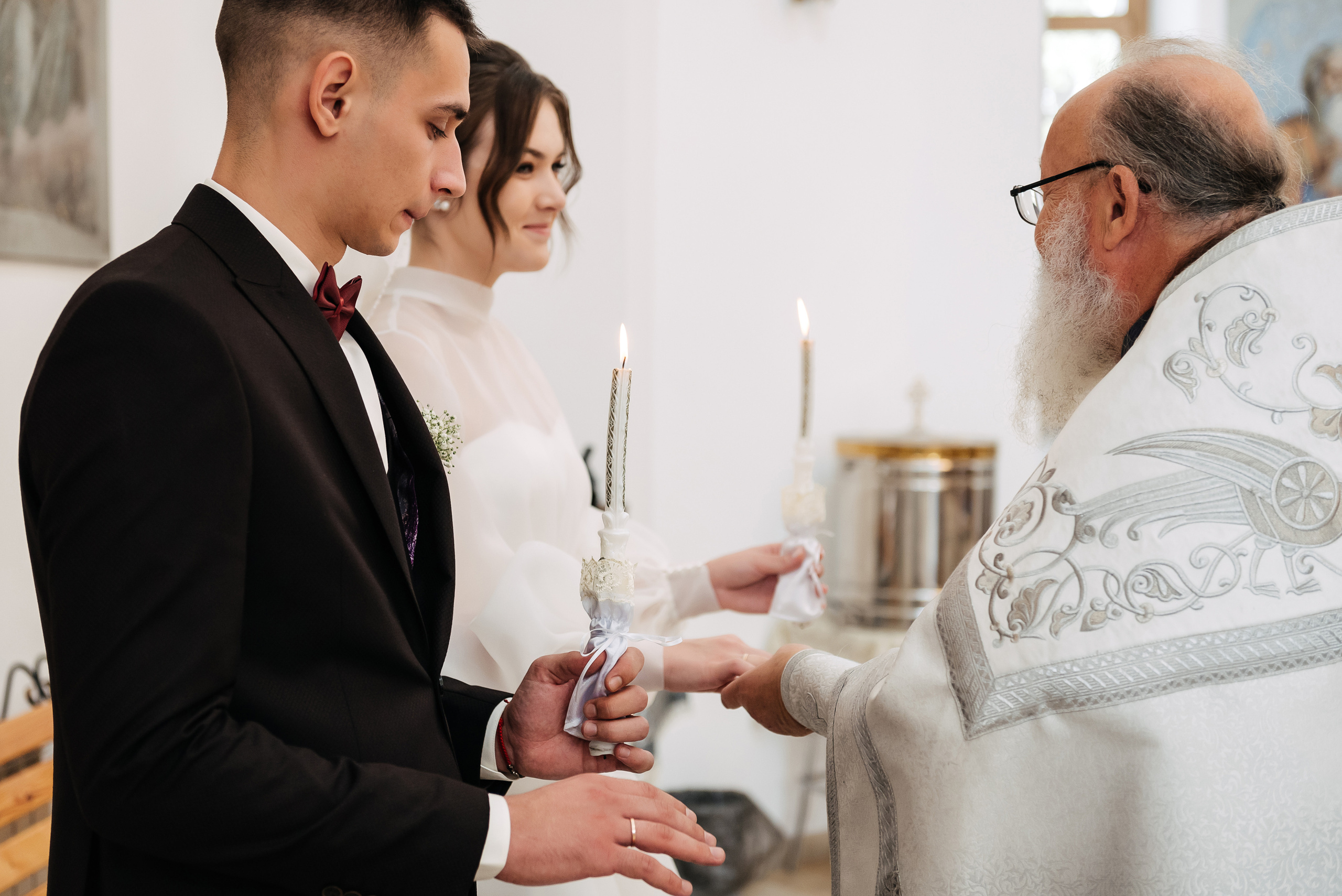 Венчание Дмитрия и Марии, 2021 год. Свадебный и портретный фотограф в Липецке Анастасия Ролдугина