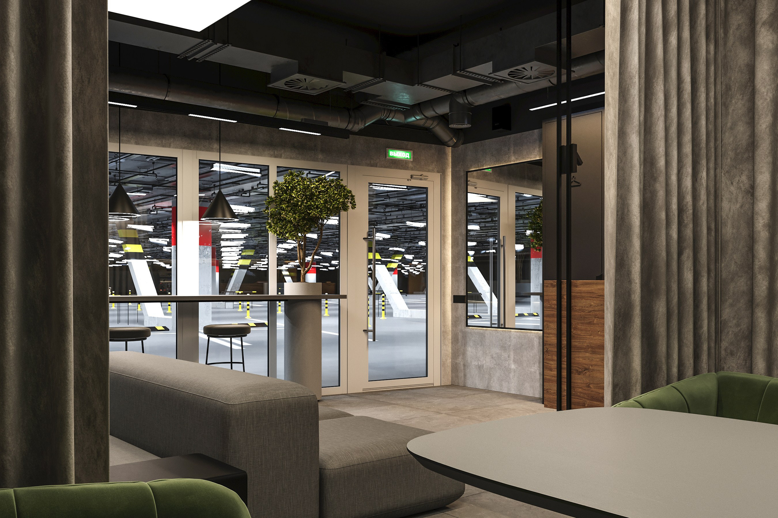 Клиентская зона Triton Detail, г. Санкт-Петербург. Дизайн интерьера и экстерьера в Санкт-Петербурге Яна Емельянова