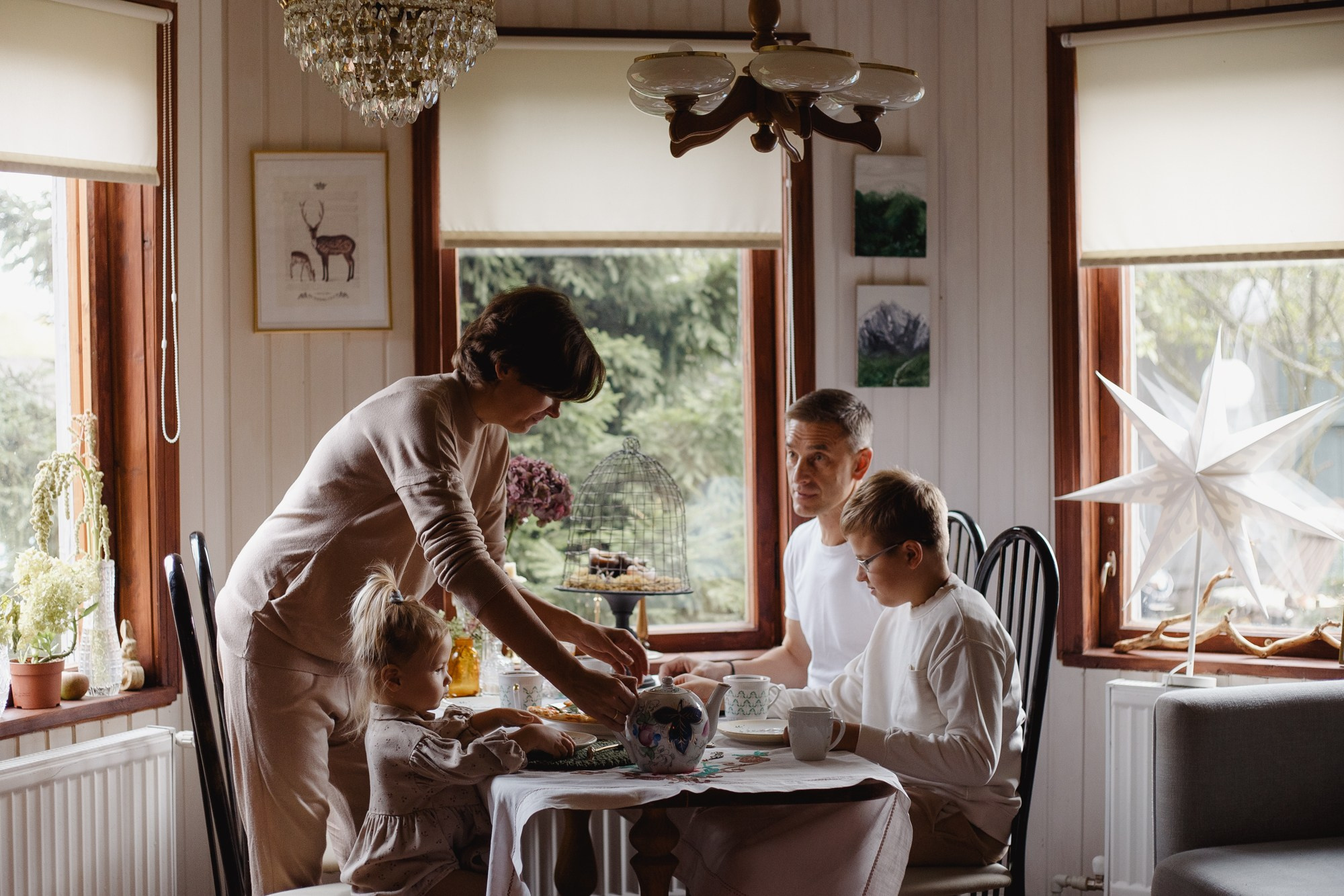 Семейная идиллия на даче. Фотограф в Москве — Ольга Федотова