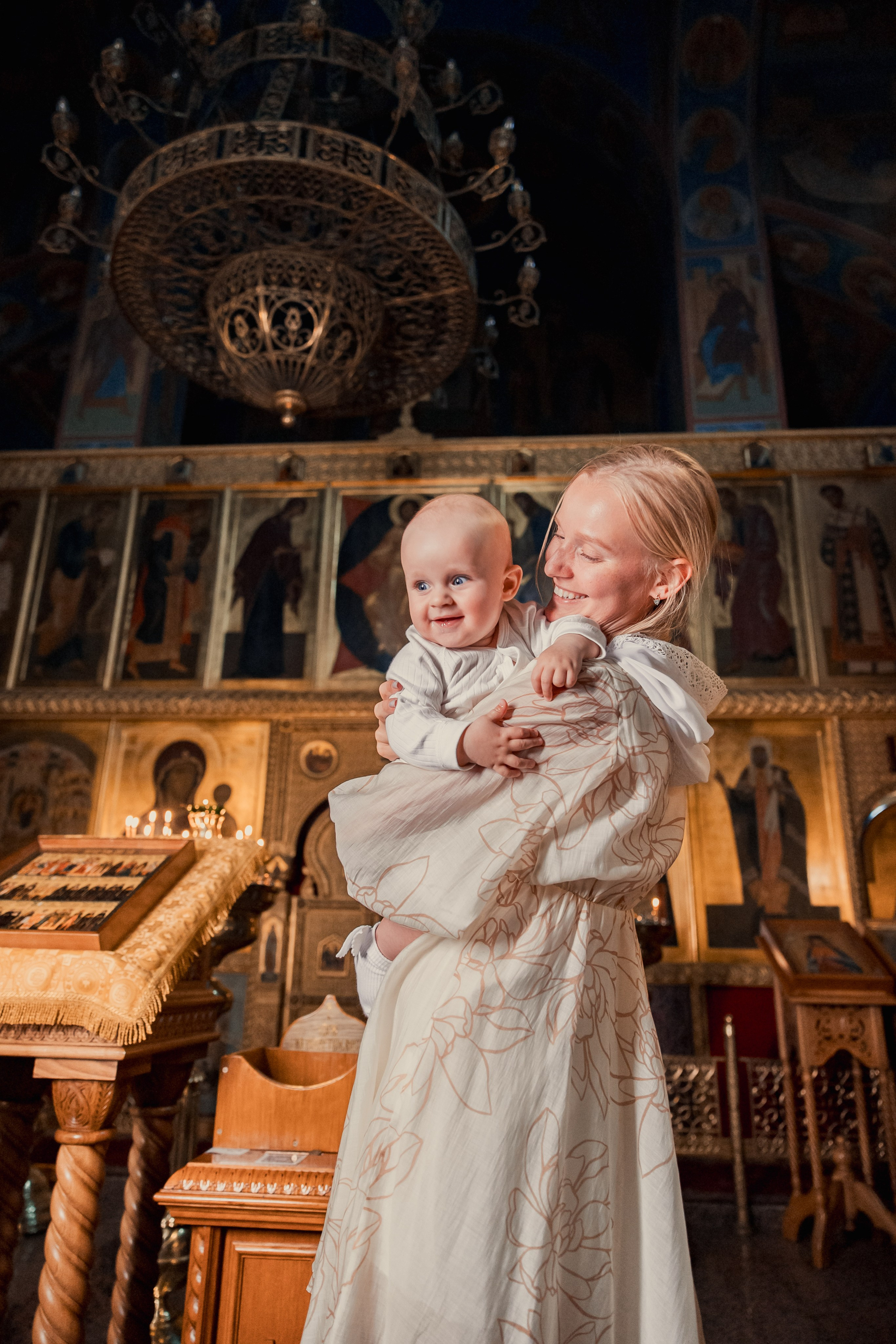 Крещение Максима. Семейный фотограф и фотограф на Крещение, Венчание в Москве и Подмосковье Людмила Клюева