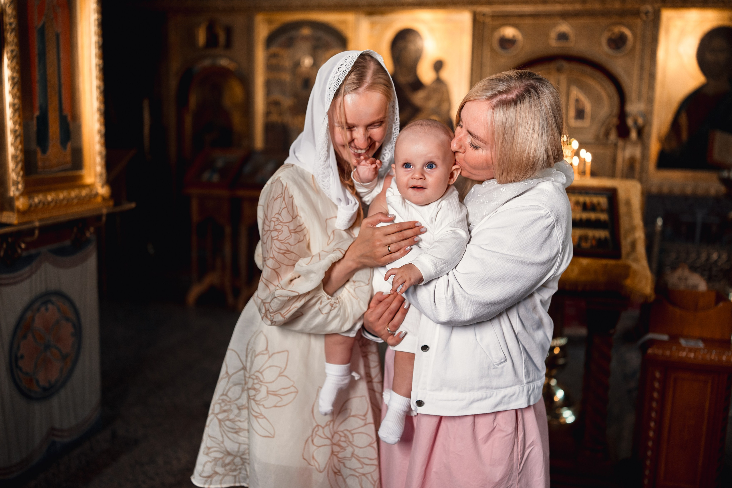 Крещение Максима. Семейный фотограф и фотограф на Крещение, Венчание в Москве и Подмосковье Людмила Клюева