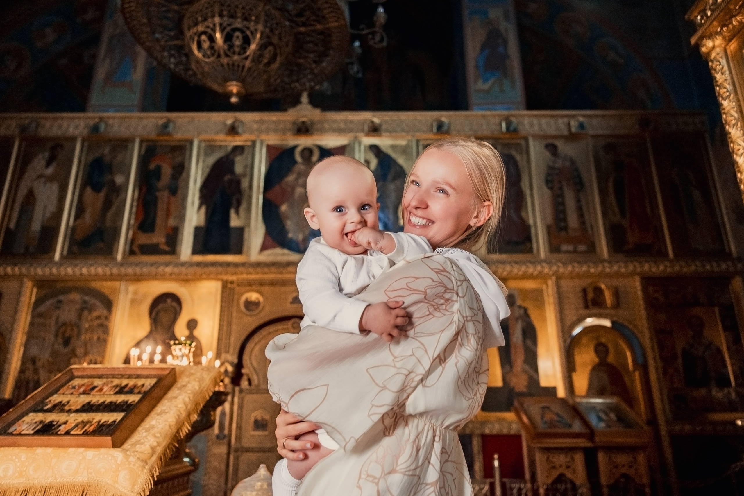 Крещение Максима. Семейный фотограф и фотограф на Крещение, Венчание в Москве и Подмосковье Людмила Клюева