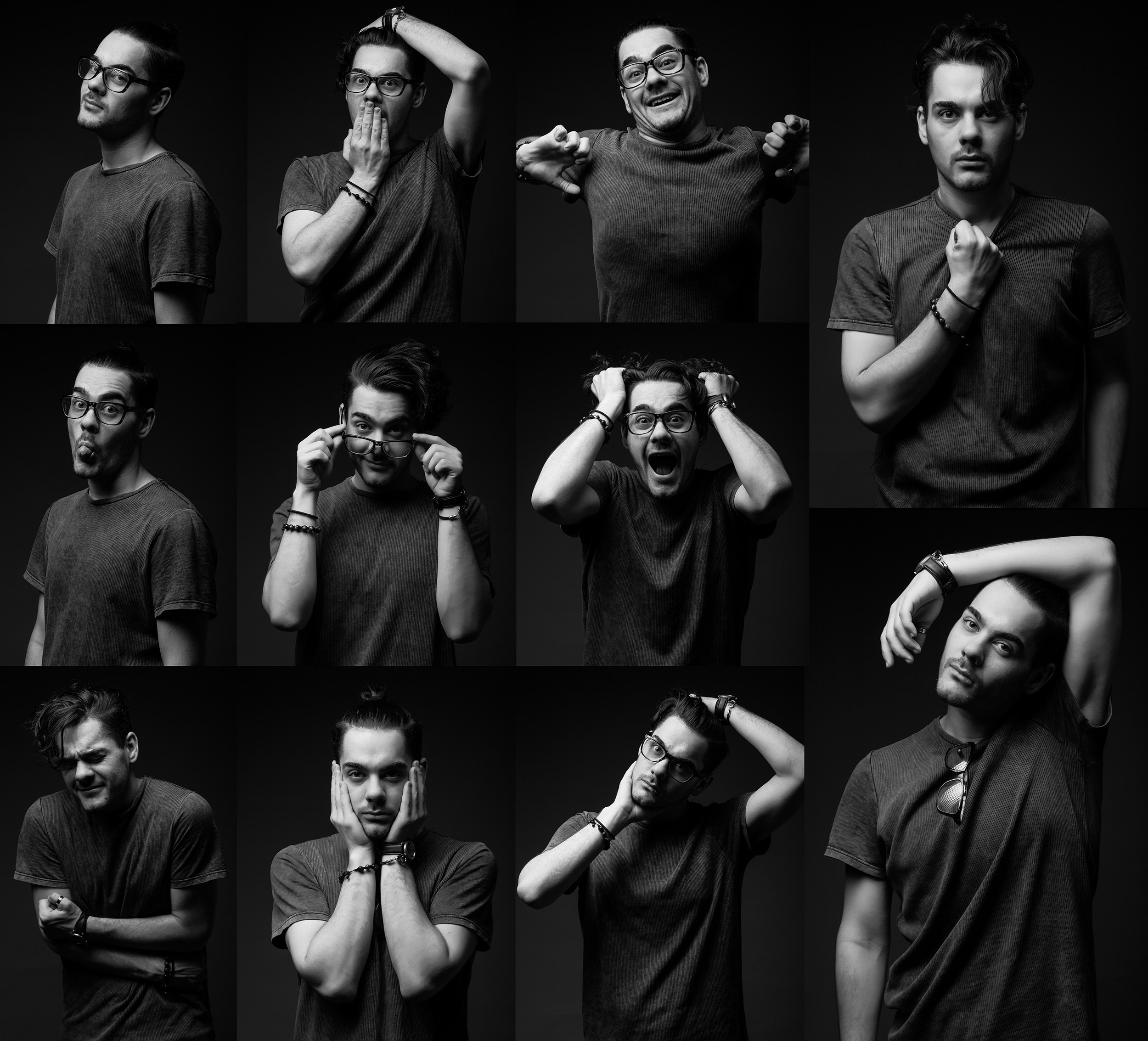 Эмоциональная актёрская портфолио для резюме актёра