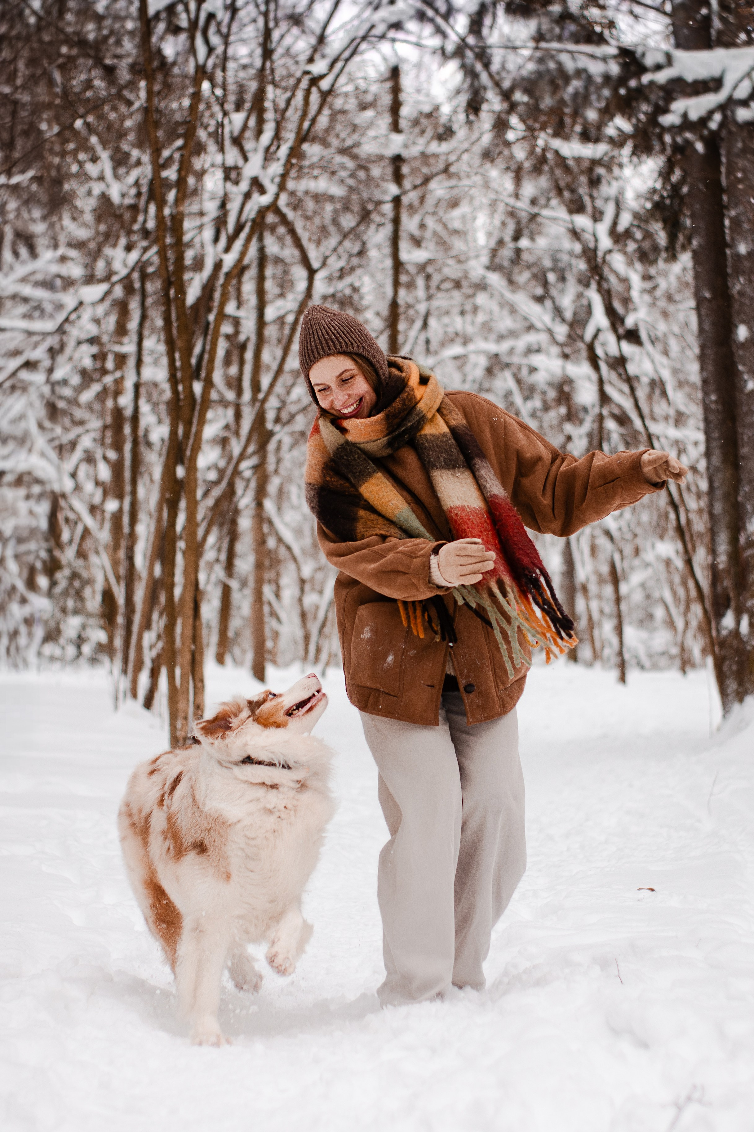 Юля и Ума. Фотограф-анималист Мария Баркевич | Москва