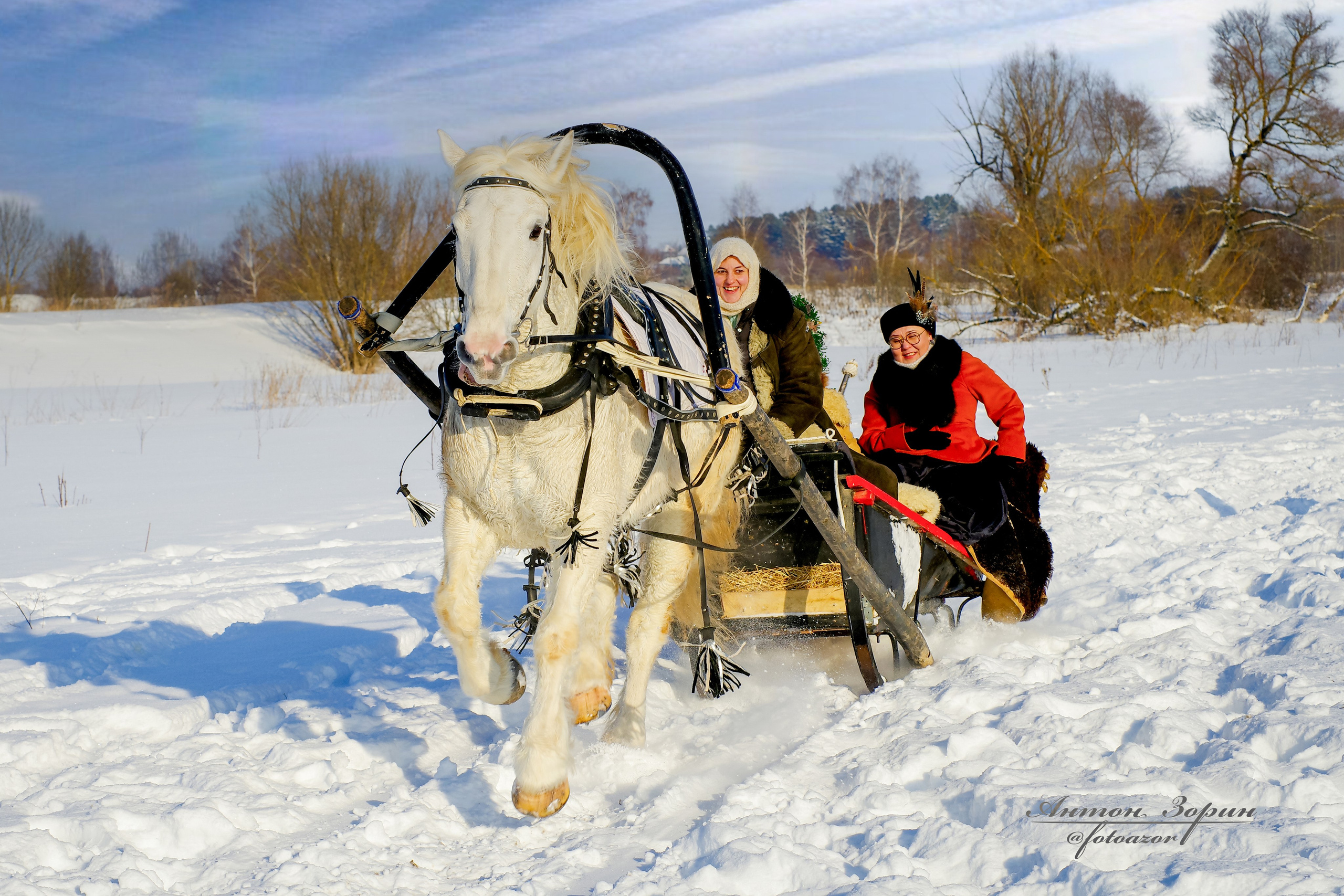 Конная охота. Семейный и детский фотограф Антон Зорин