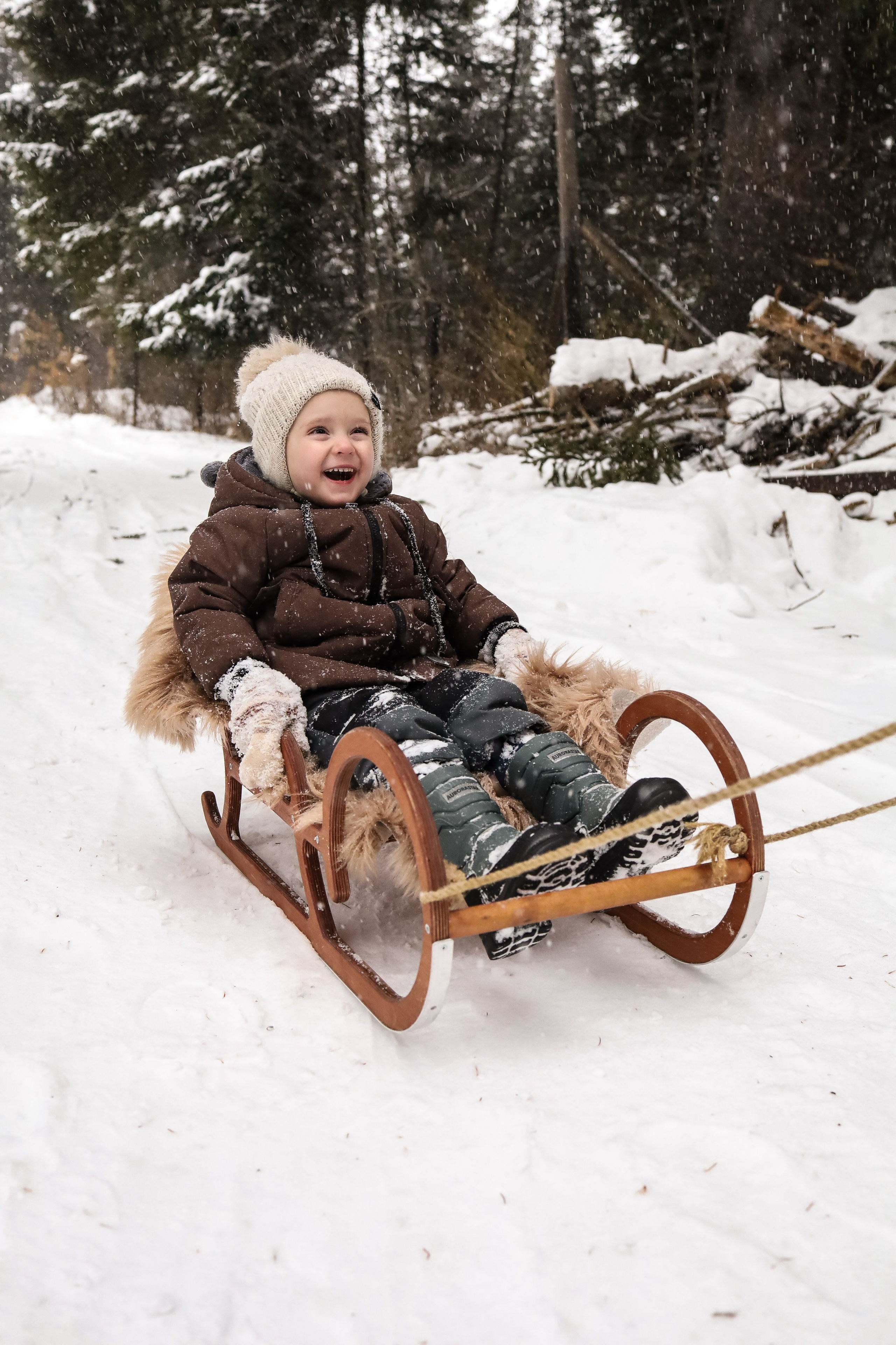 Лес зима. Семейный фотограф в Кемерово Мария Дорожко