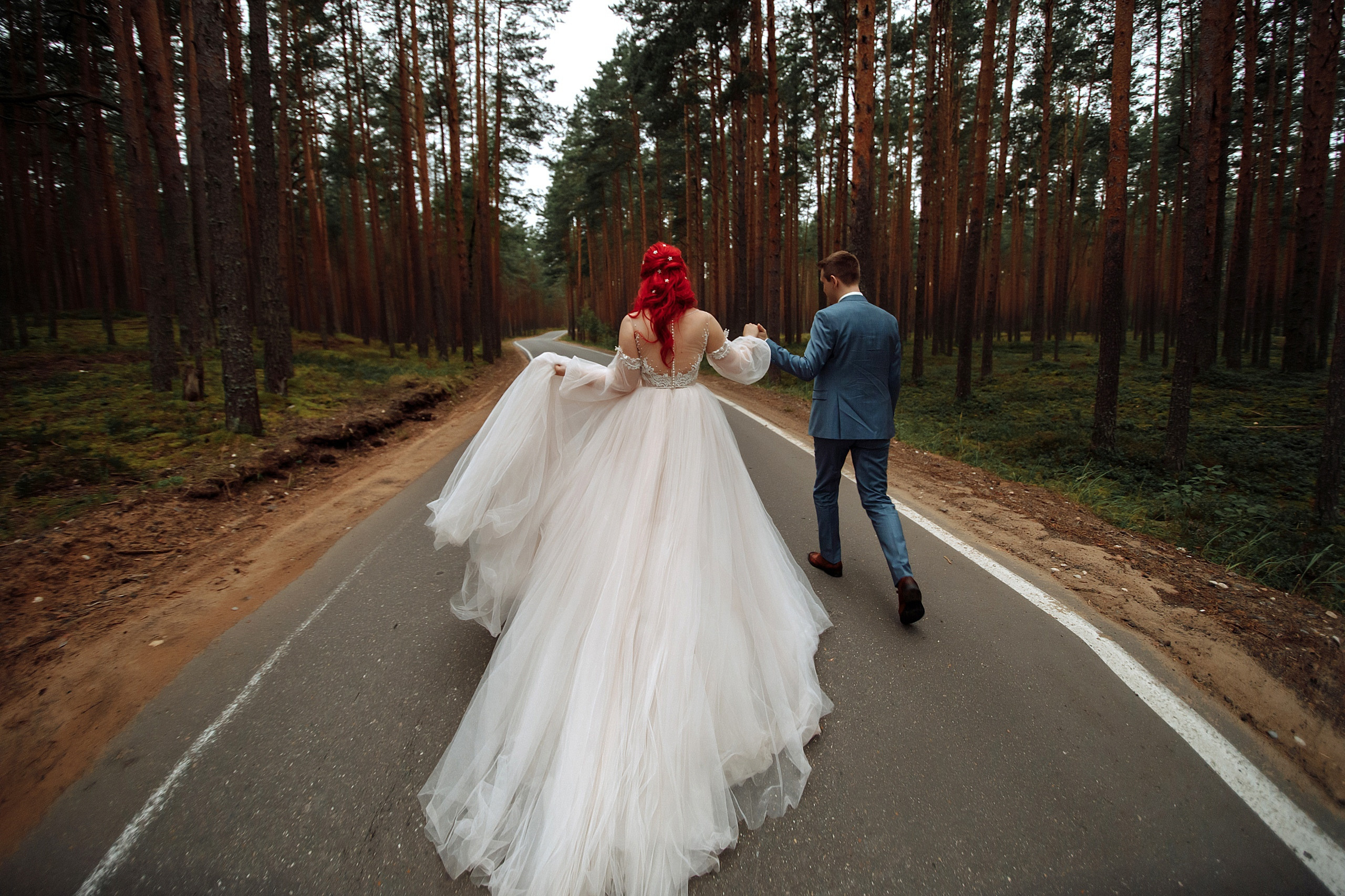 Дорога и лес в сторону Орши. Каплицкая Любовь — фотограф Тверь