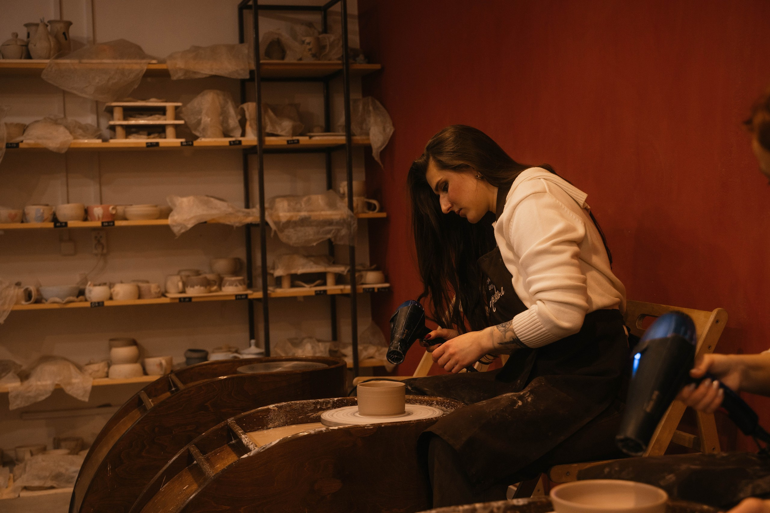 День рождения в гончарной мастерской. Свадебный, семейный фотограф в Рязани Лена Брант