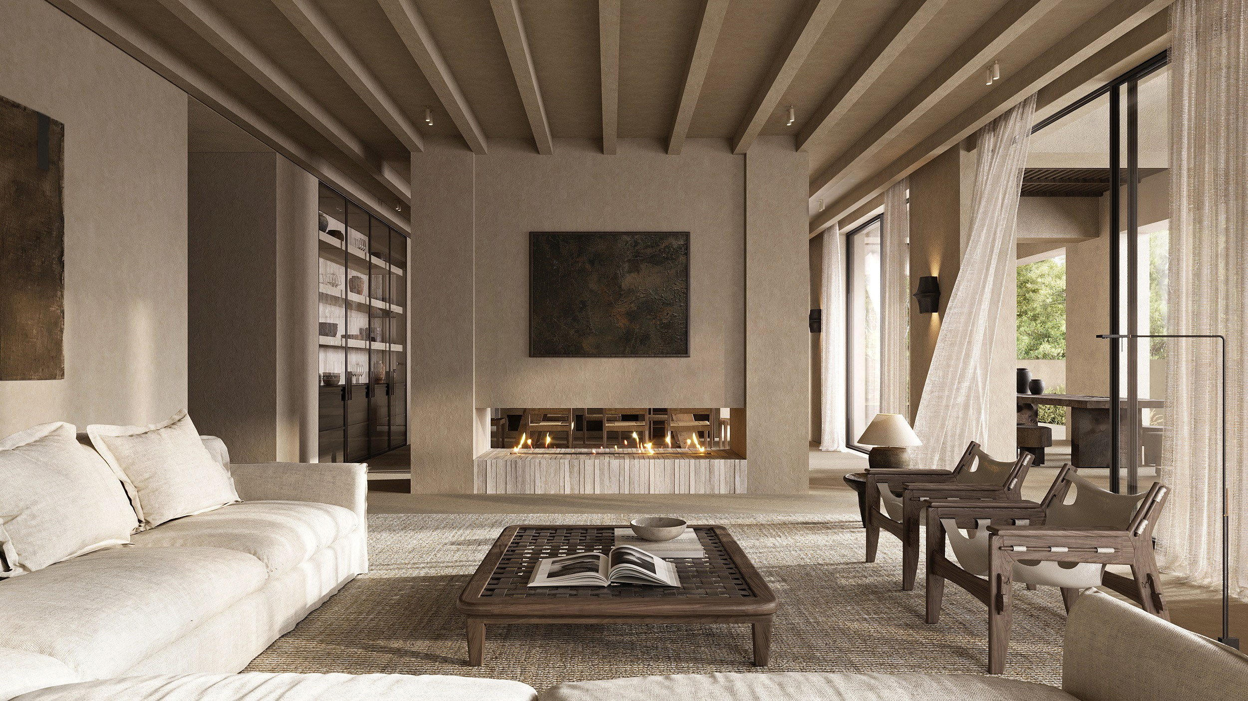 Villa EH-179. Interior visualization