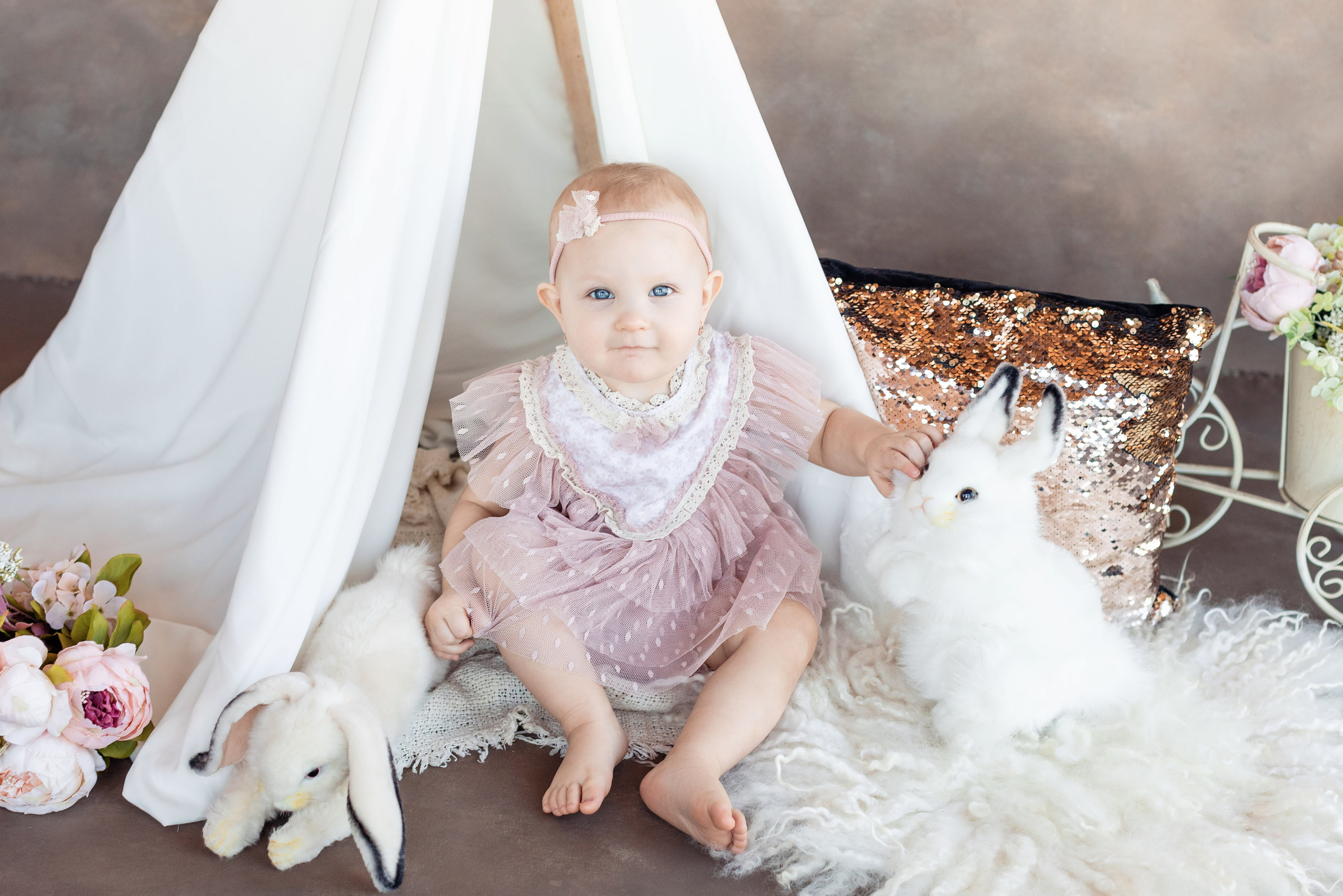 Юлианна 1 годик. Фотограф новорожденных и деток постарше в Екатеринбурге Яна Добрынина