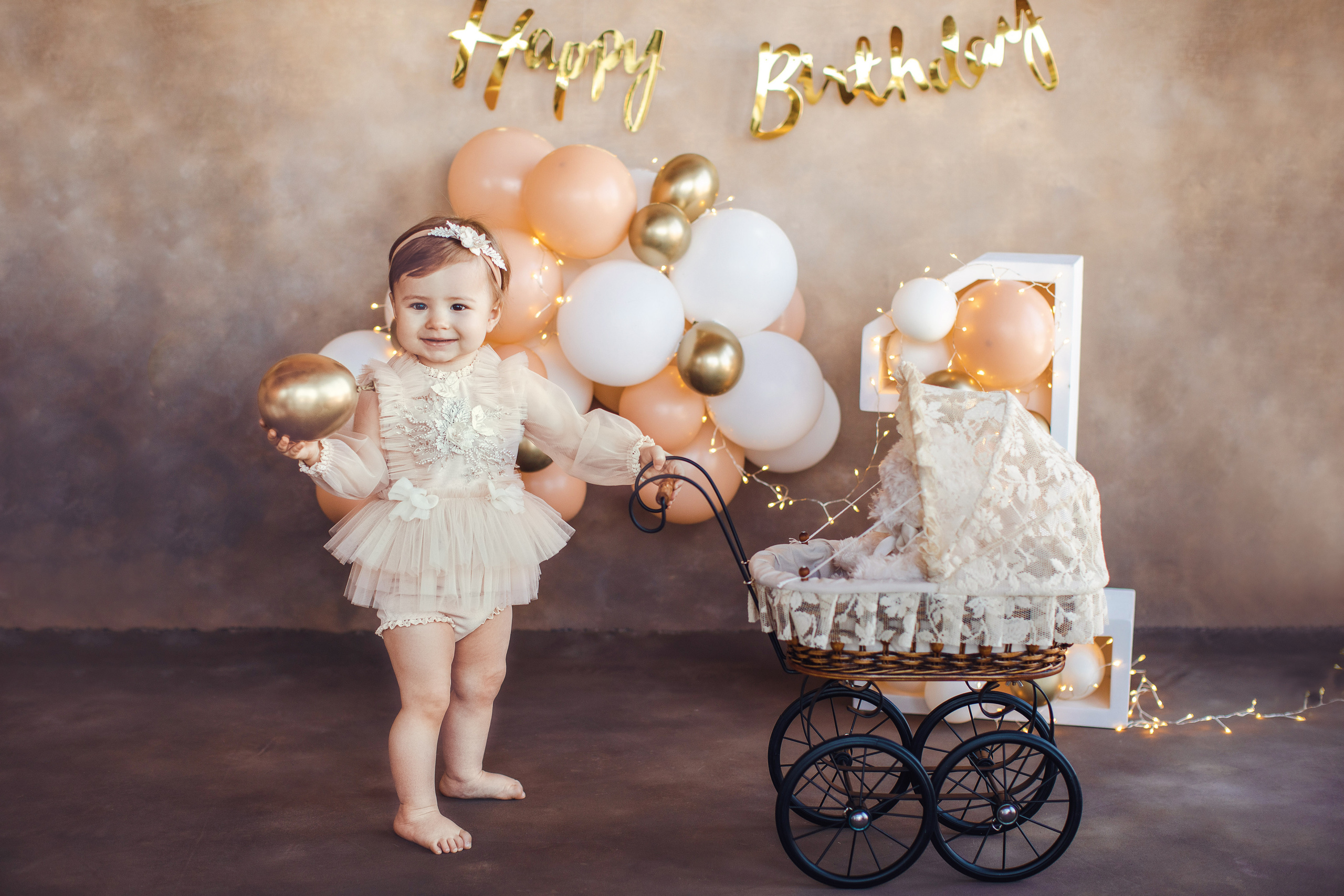 Алиса 1 годик. Фотограф новорожденных и деток постарше в Екатеринбурге Яна Добрынина