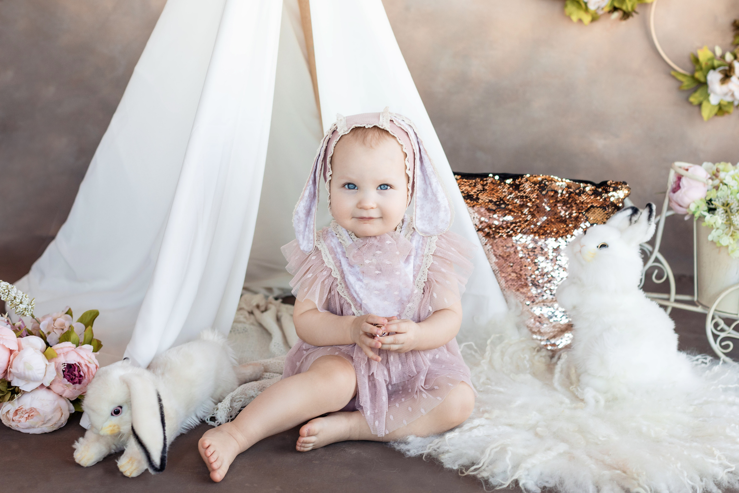 Юлианна 1 годик. Фотограф новорожденных и деток постарше в Екатеринбурге Яна Добрынина