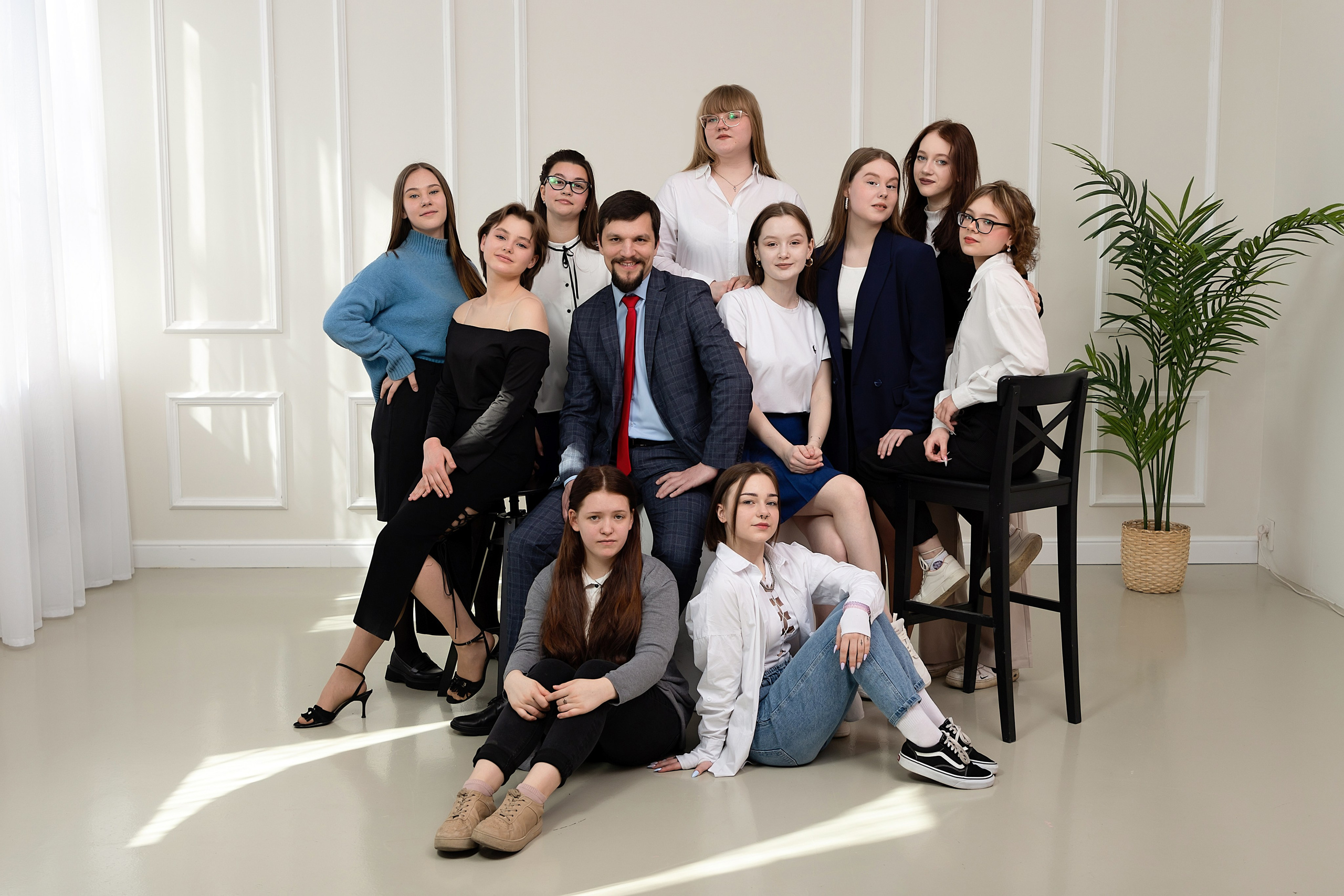 Съёмка в студии. Выпускные альбомы «Эврика» в Нижнем Новгороде