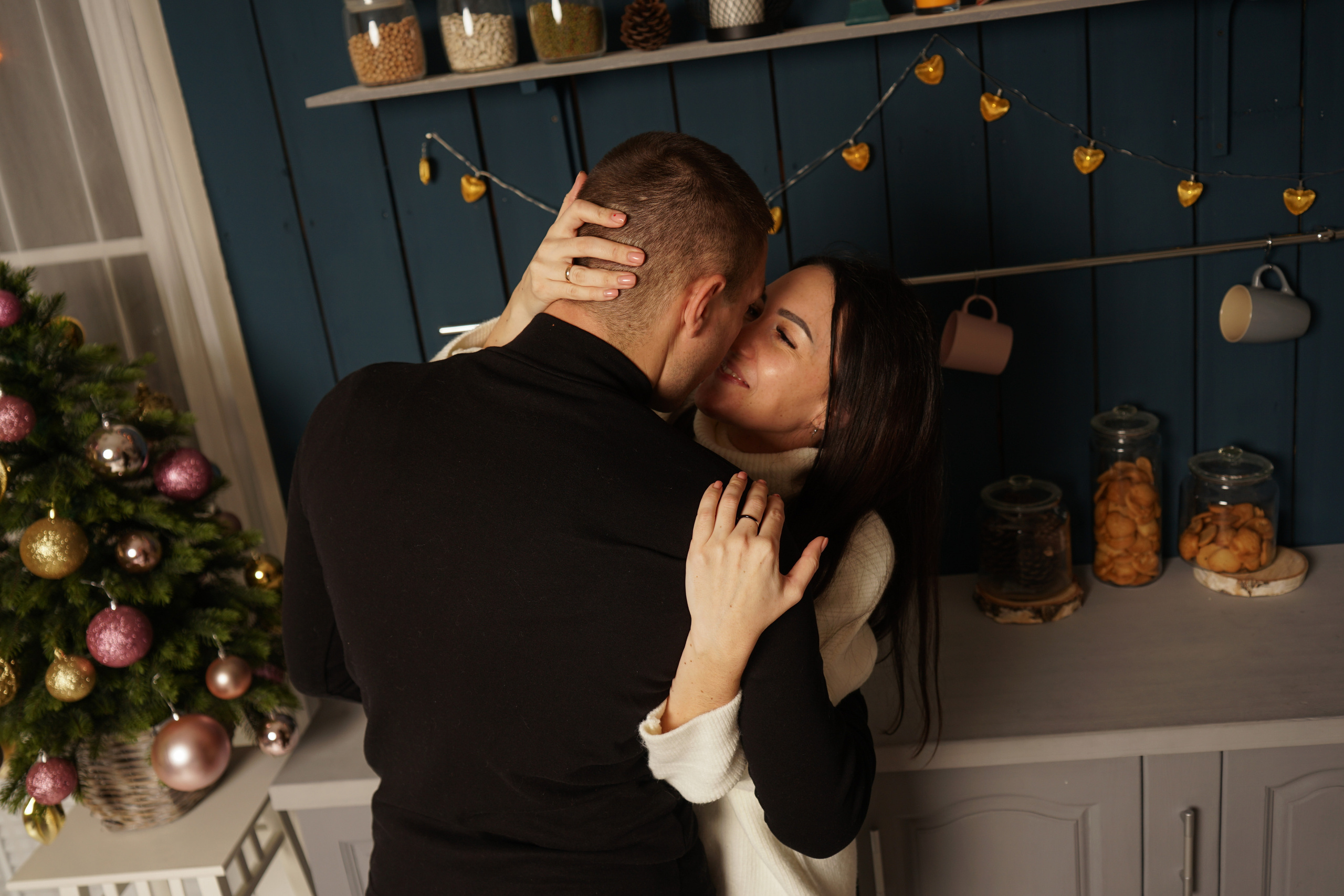 Студийная предновогодняя съёмка семьи Кати. Лиза Фирстова — самый добрый фотограф