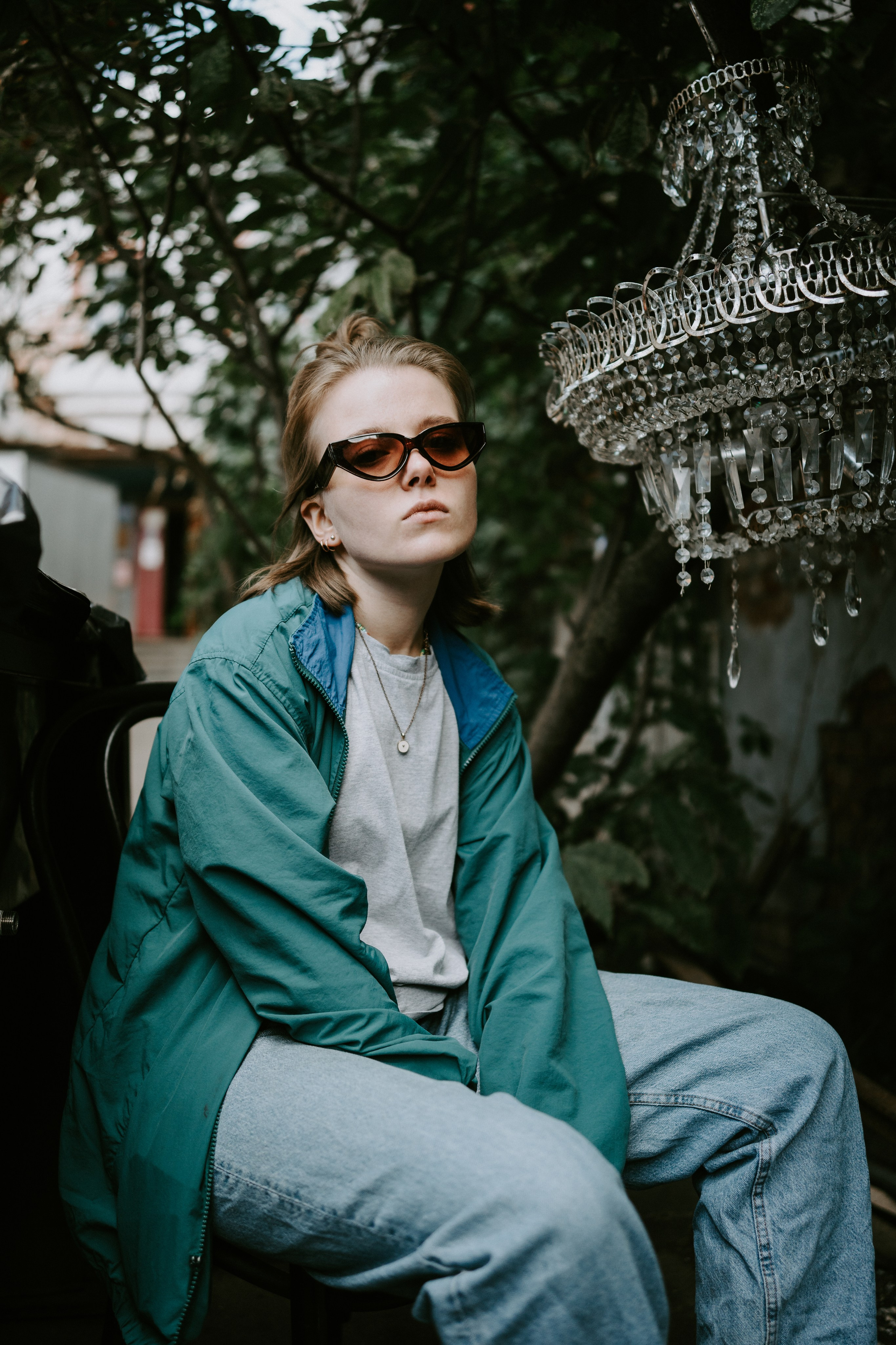 Гранж фотосъемка на улице