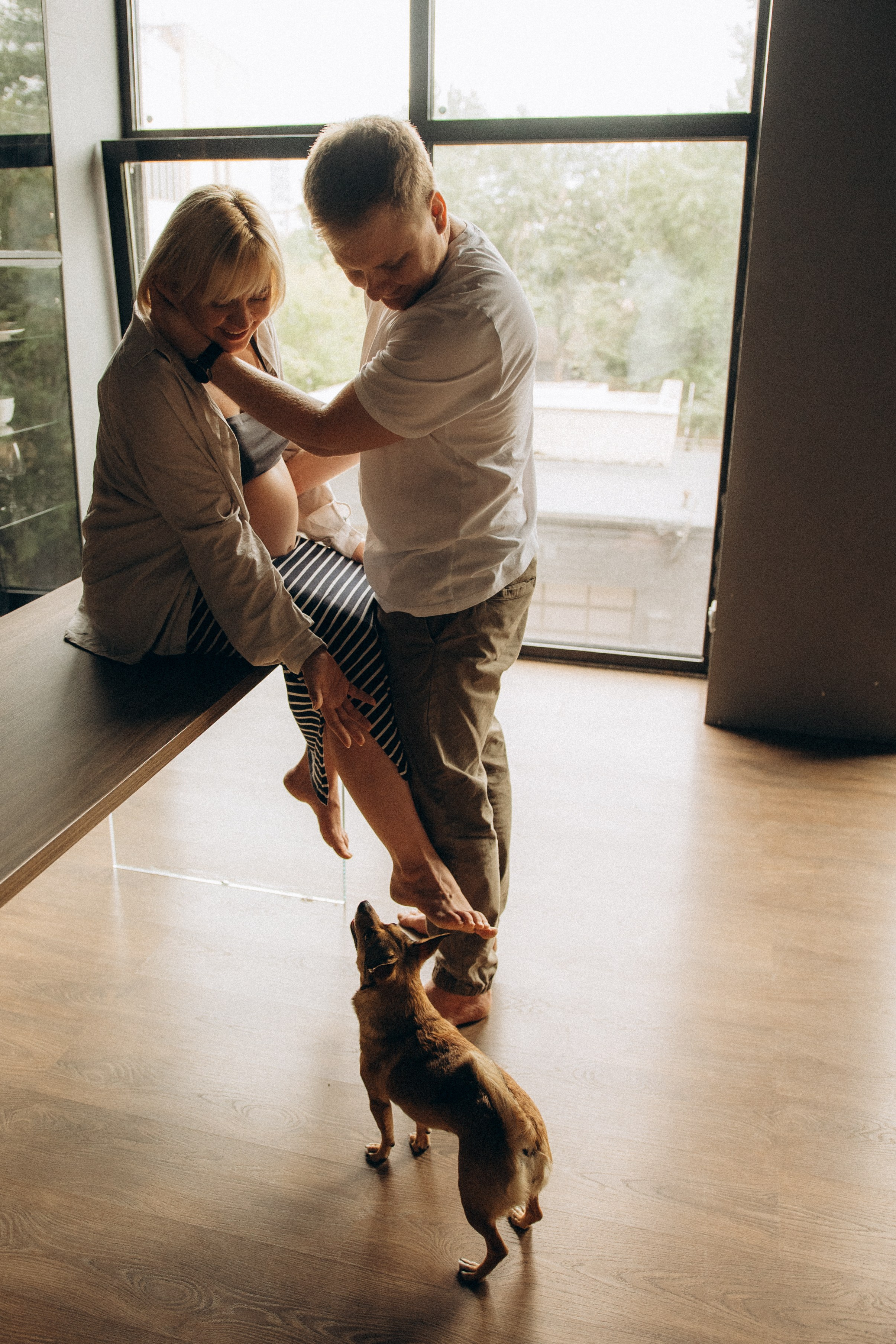 Алена, Антон и Гая. Гаврилова Настя семейный фотограф lifestyle в Москве