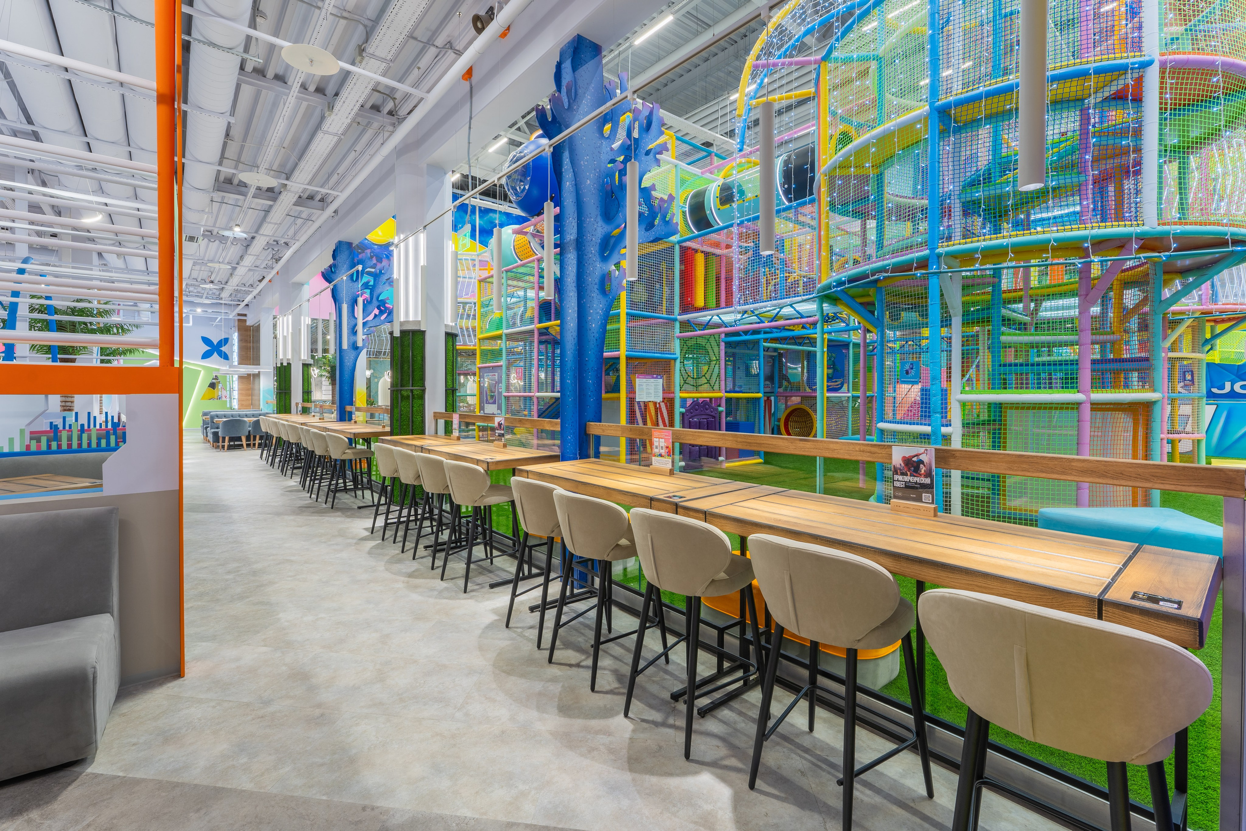 Парк развлечений Joki Joya Лефортово. Интерьерный фотограф Александра Солдатова