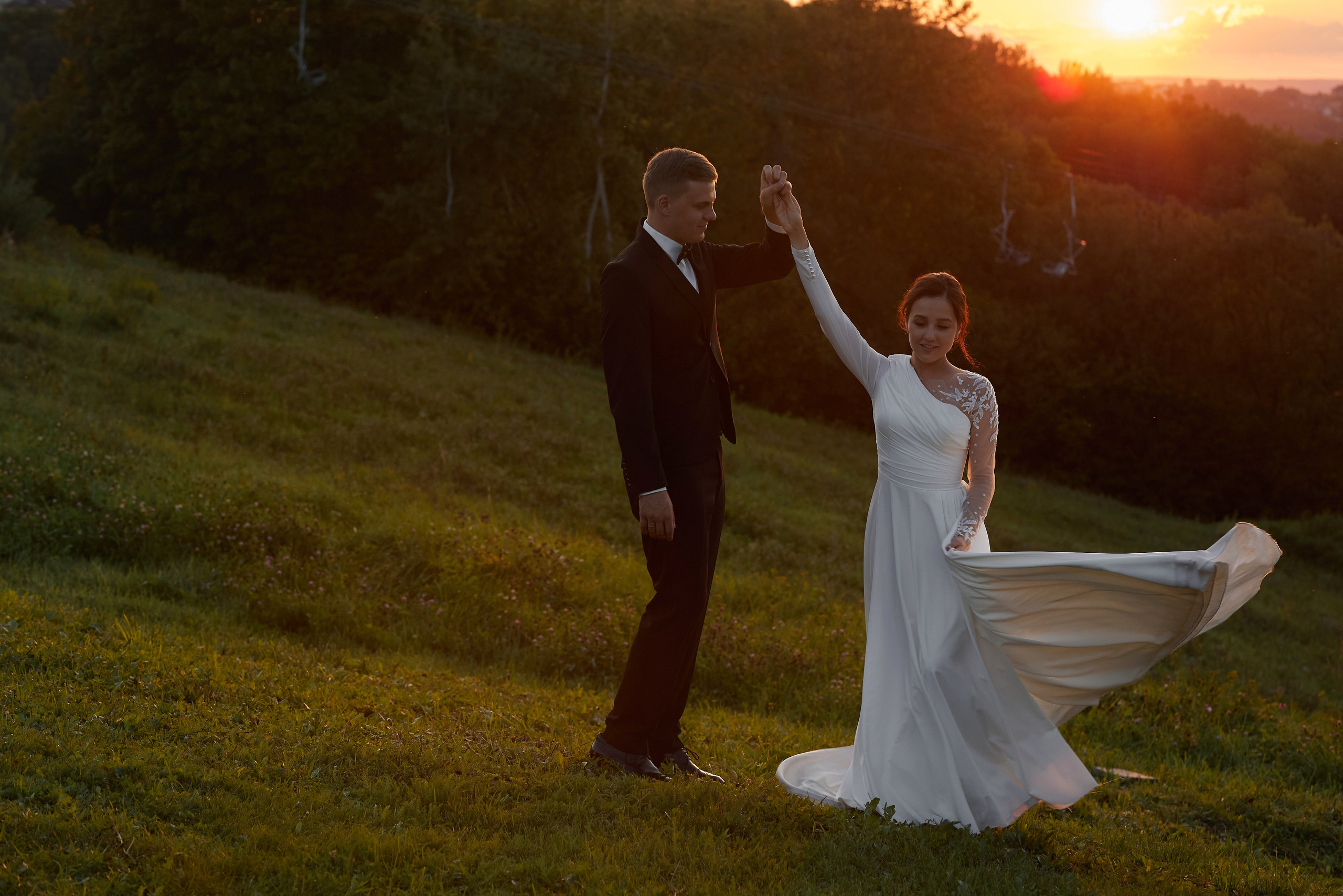 Настя и Артем. Свадебный фотограф Москва Калуга