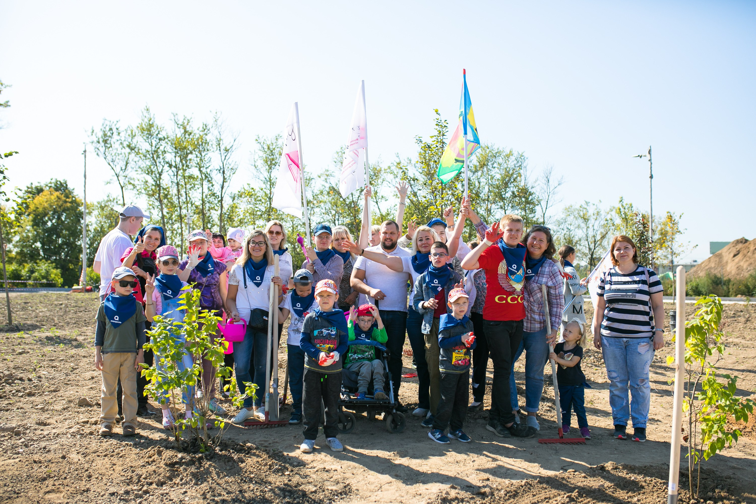 Экологическая акция «Акварельная аллея» ТРЦ Акварель Парк г. Пушкино. Портретный фотограф в Москве Анна Лукерьина