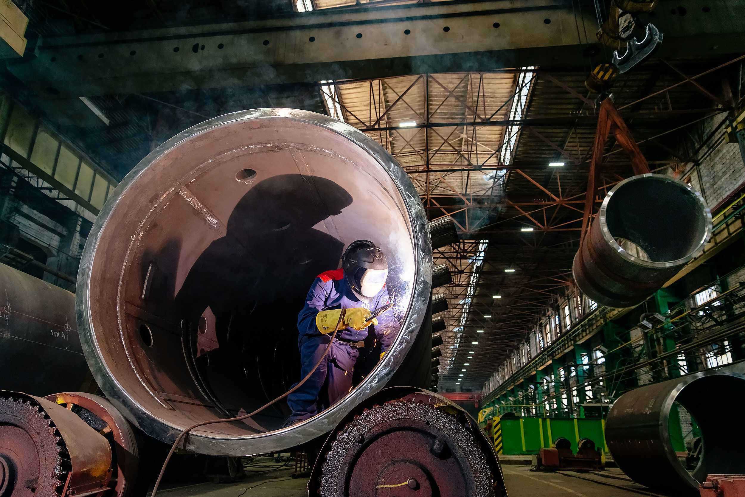 Съёмка для ТКЗ «Красный котельщик». Промышленный фотограф в Ростовской области Владимир Яковенко