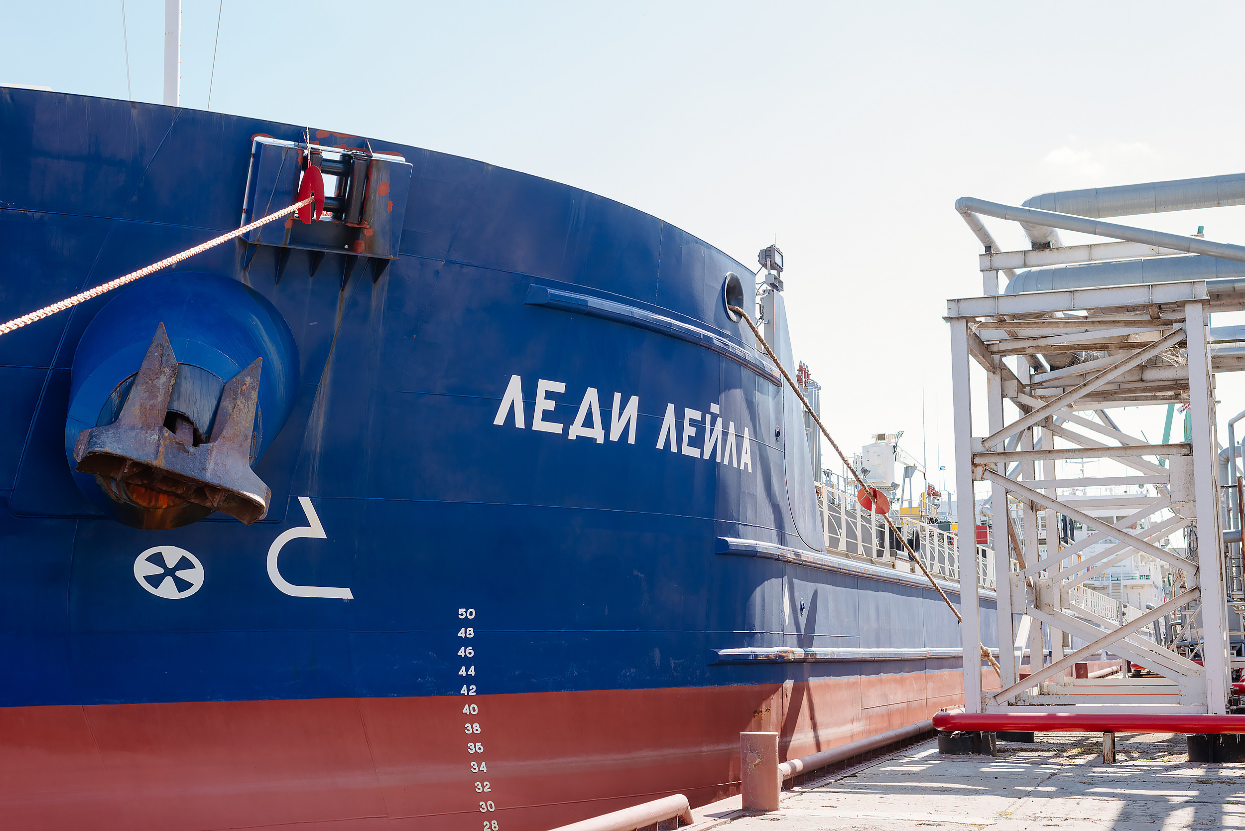 Съёмка танкера «Леди Лейла». Промышленный фотограф в Ростовской области Владимир Яковенко