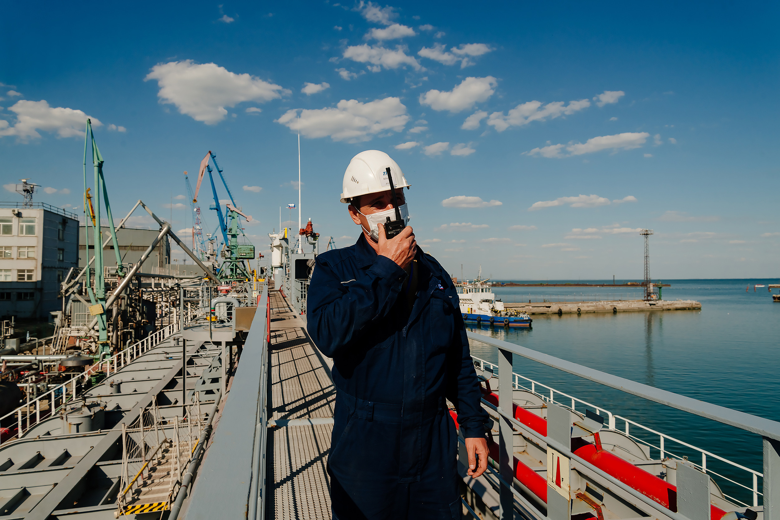 Съёмка танкера «Леди Лейла». Промышленный фотограф в Ростовской области Владимир Яковенко