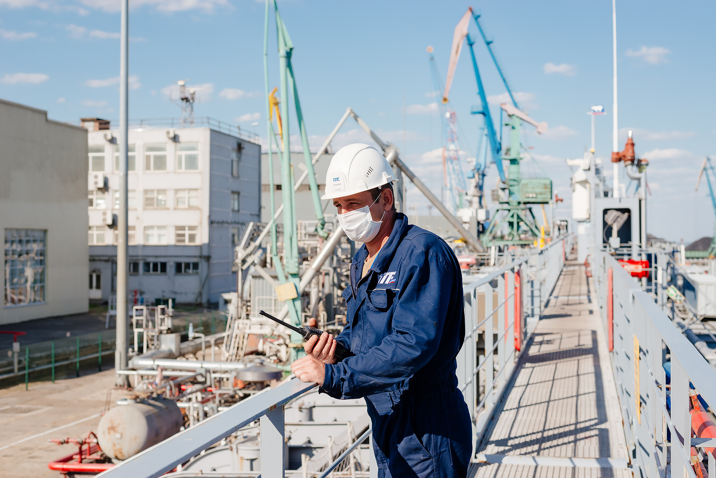 Съёмка танкера «Леди Лейла». Промышленный фотограф в Ростовской области Владимир Яковенко