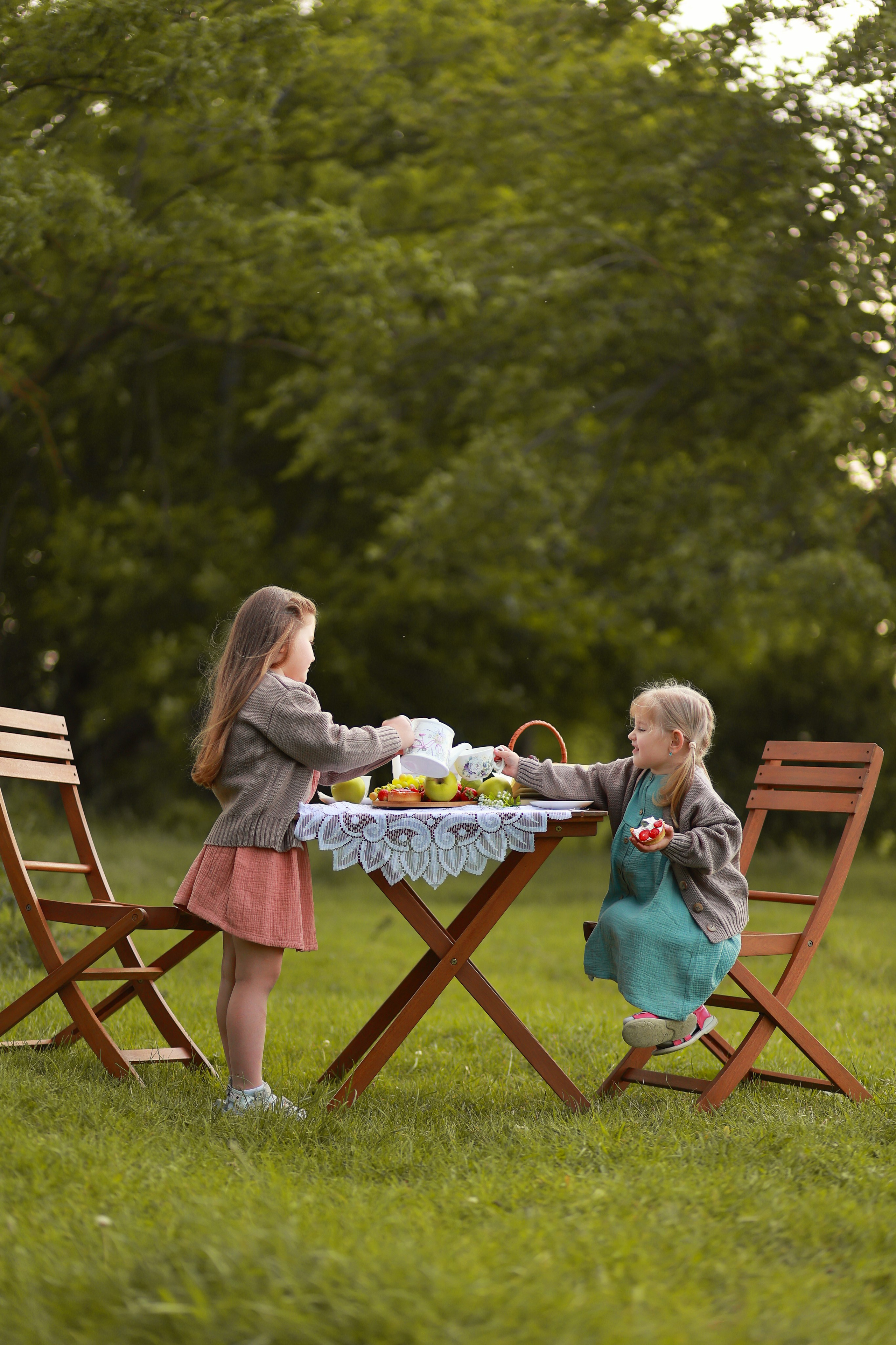 Чаепитие в парке. Детский семейный фотограф Краснодар