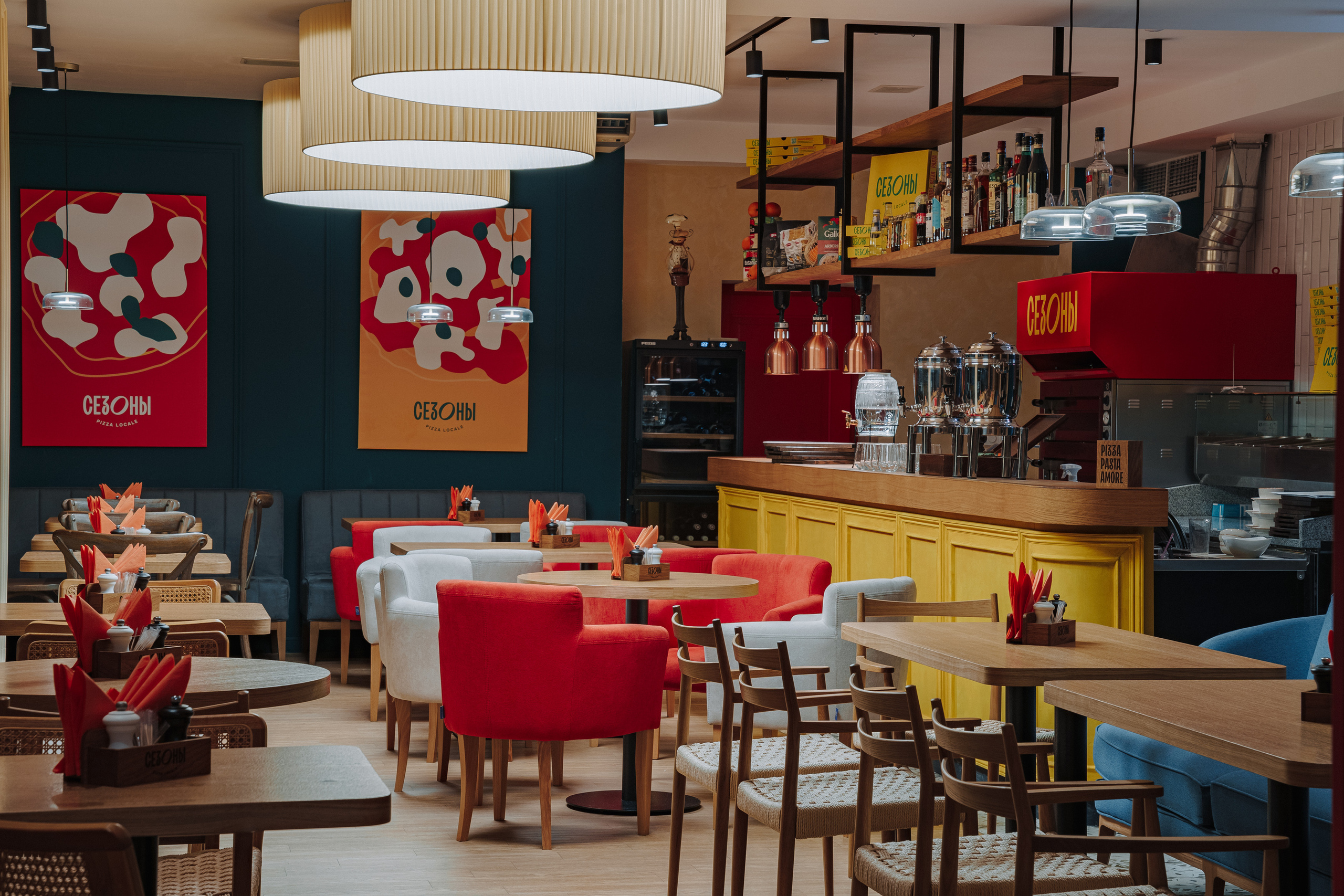 Сеть «Сезоны pizza locate». Студия коммерческой фотографии в Москве и области