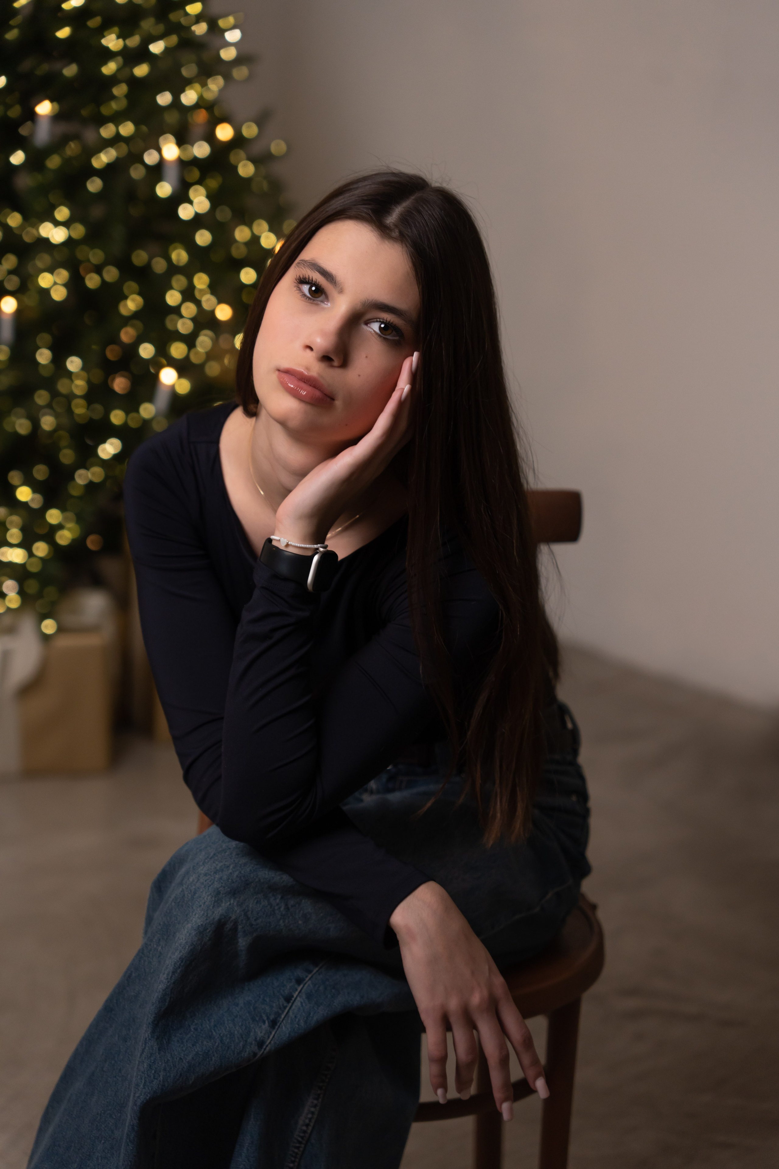 Новогодняя фотосессия для дружной семьи. Фотограф в Красноярске. Юлия Чаушанская