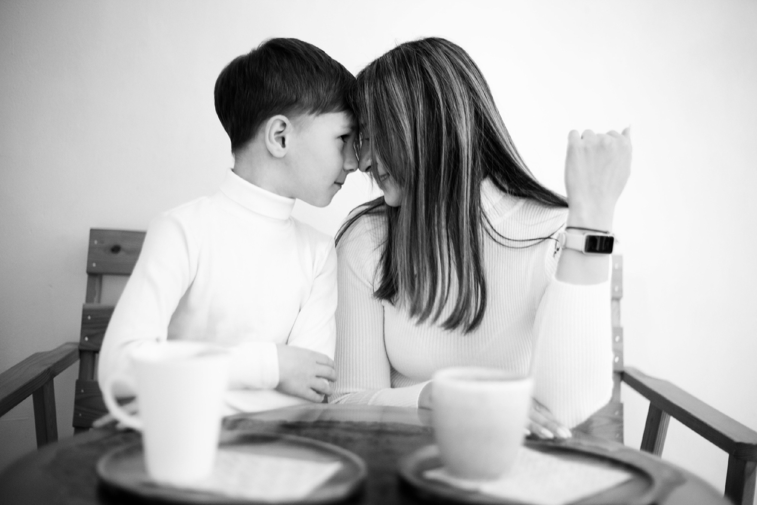 Мама и сын. Фотограф Евгения Рай